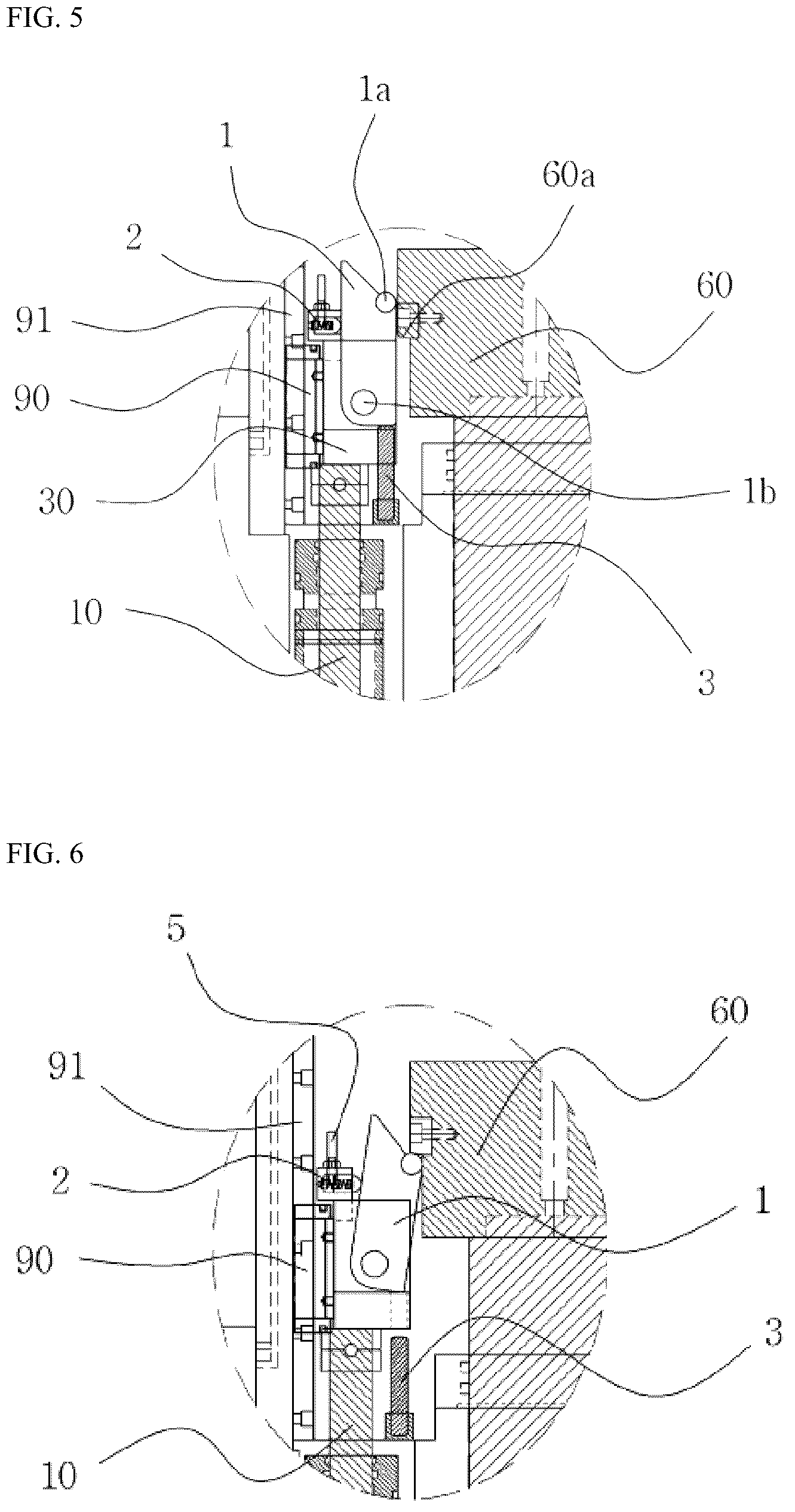Patent US12311377 Figure 5 – Hydraulic breaker without back head