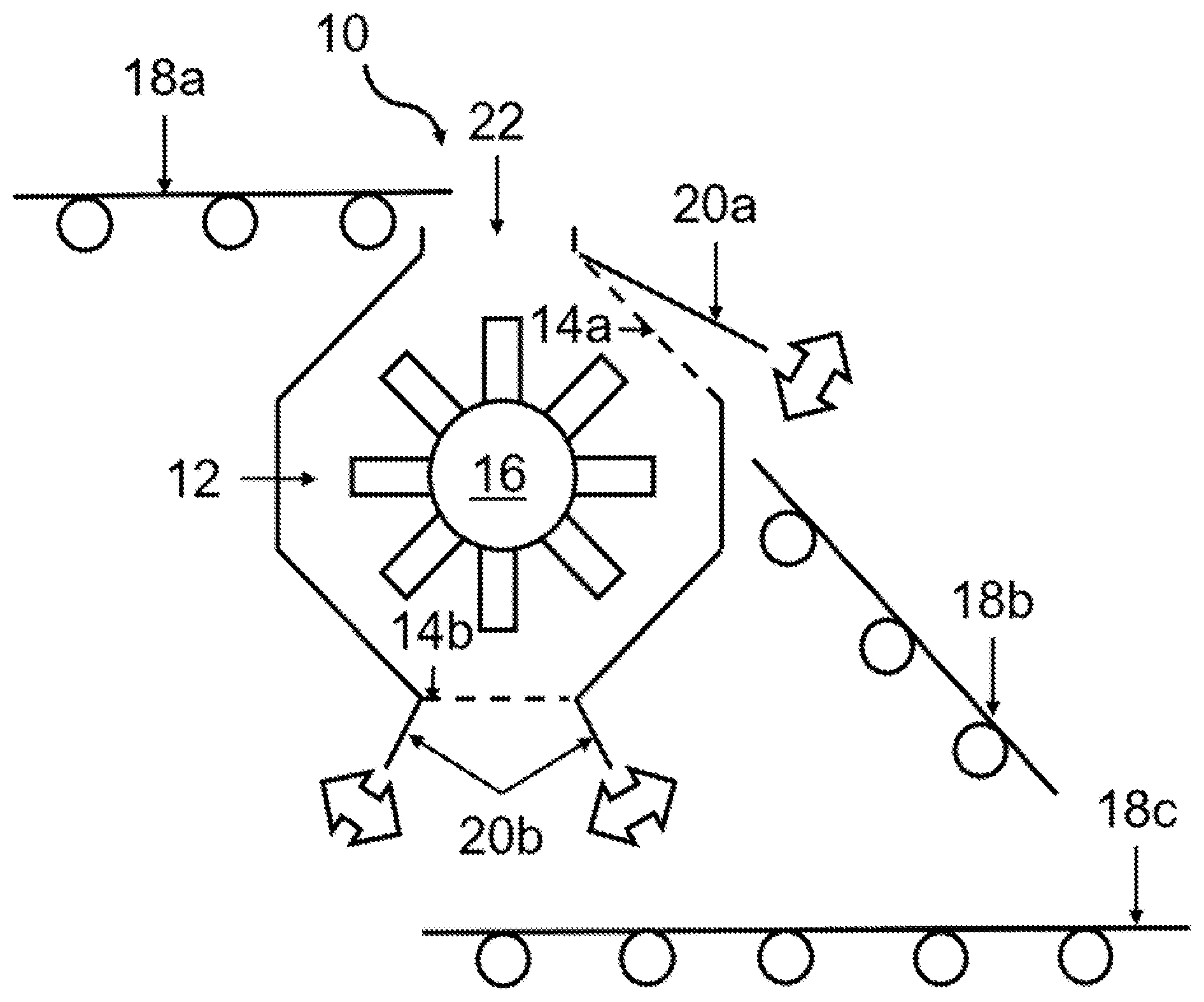 Patent US12311383 Figure 1 – Process for producing scrap materials with high purity level from inhomogeneous input material