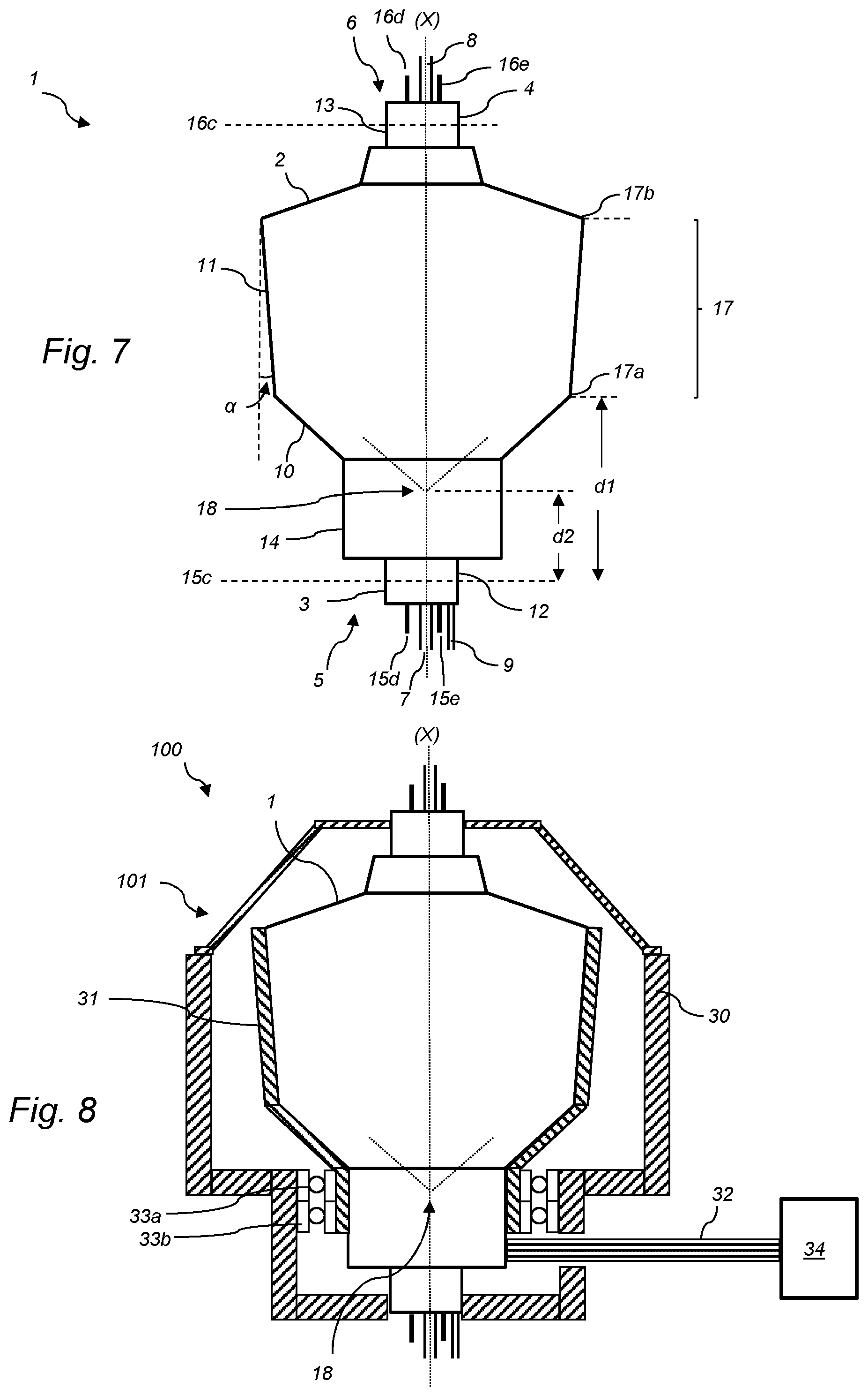 Patent US12311387 Figure 4 – Centrifugal separator for separating a liquid mixture