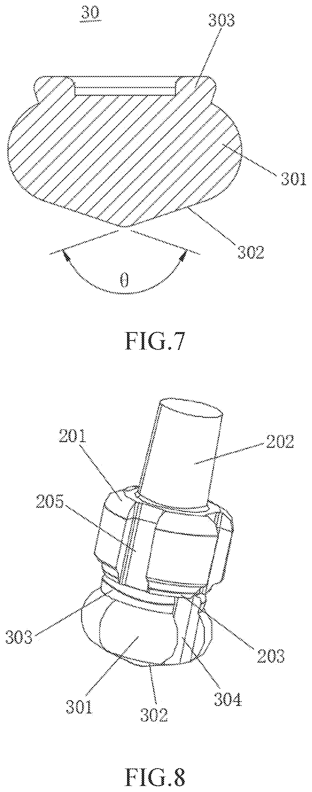 Patent US12311389 Figure 6 – Misting nozzle and spray device