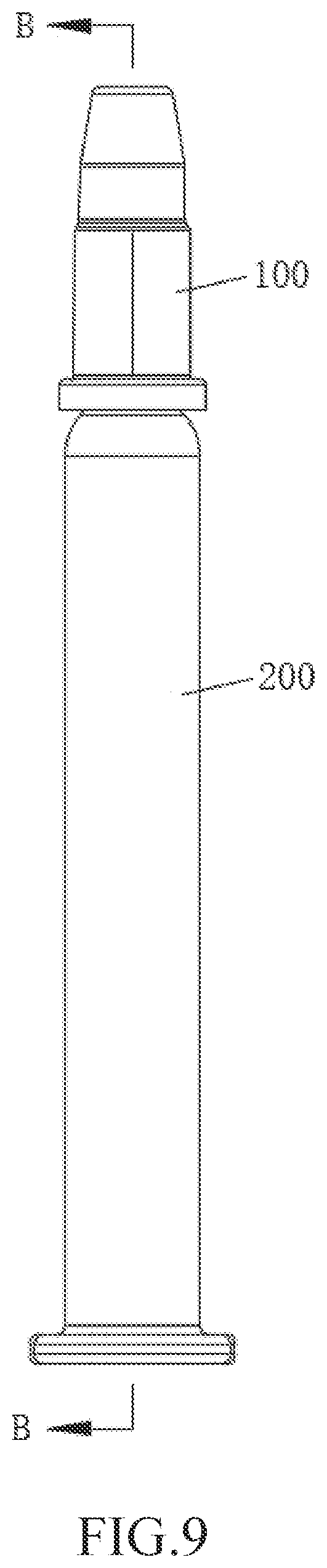 Patent US12311389 Figure 7 – Misting nozzle and spray device