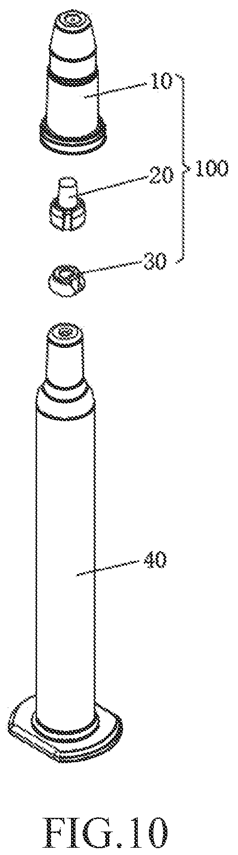 Patent US12311389 Figure 8 – Misting nozzle and spray device