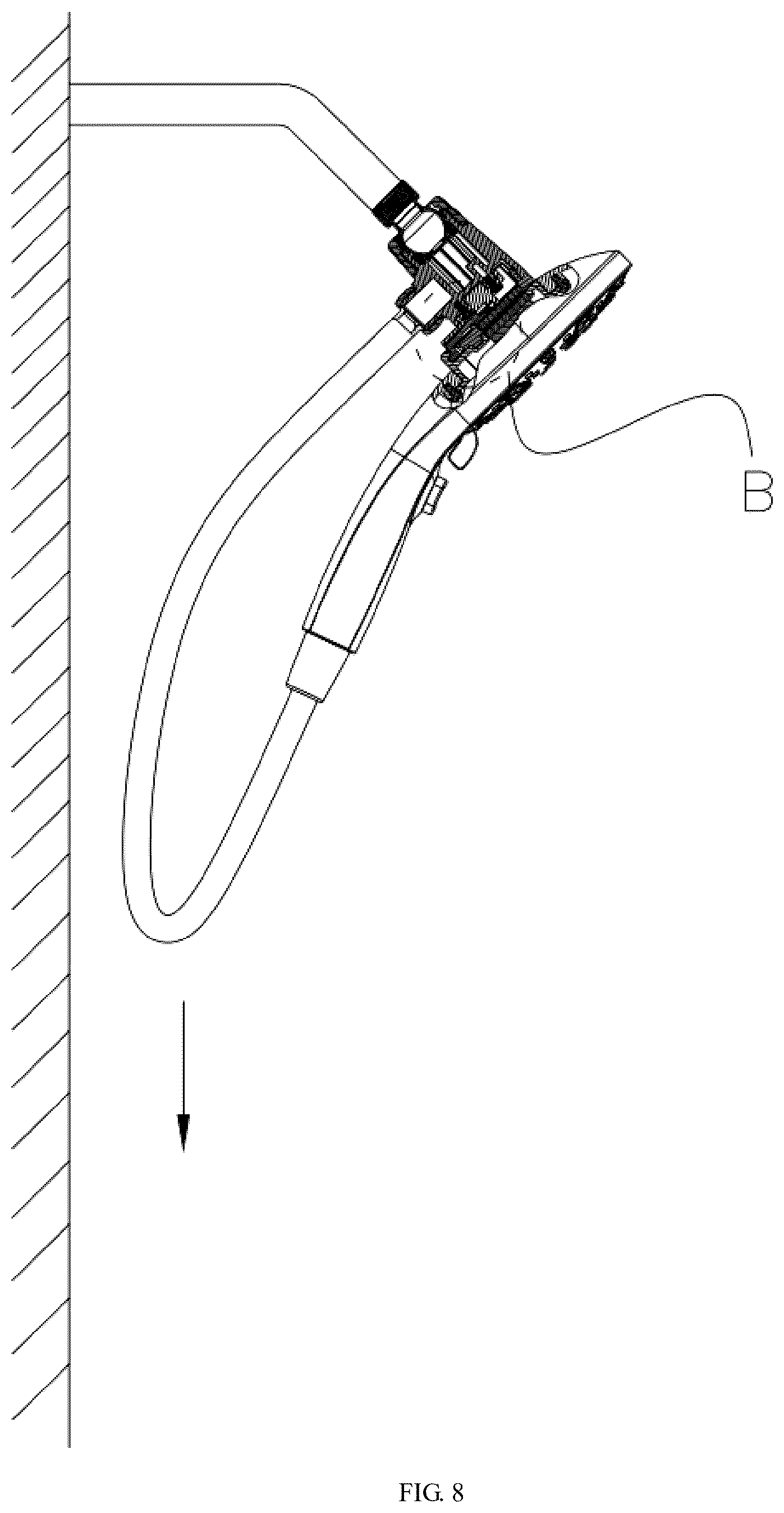Patent US12311396 Figure 7 – Shower device