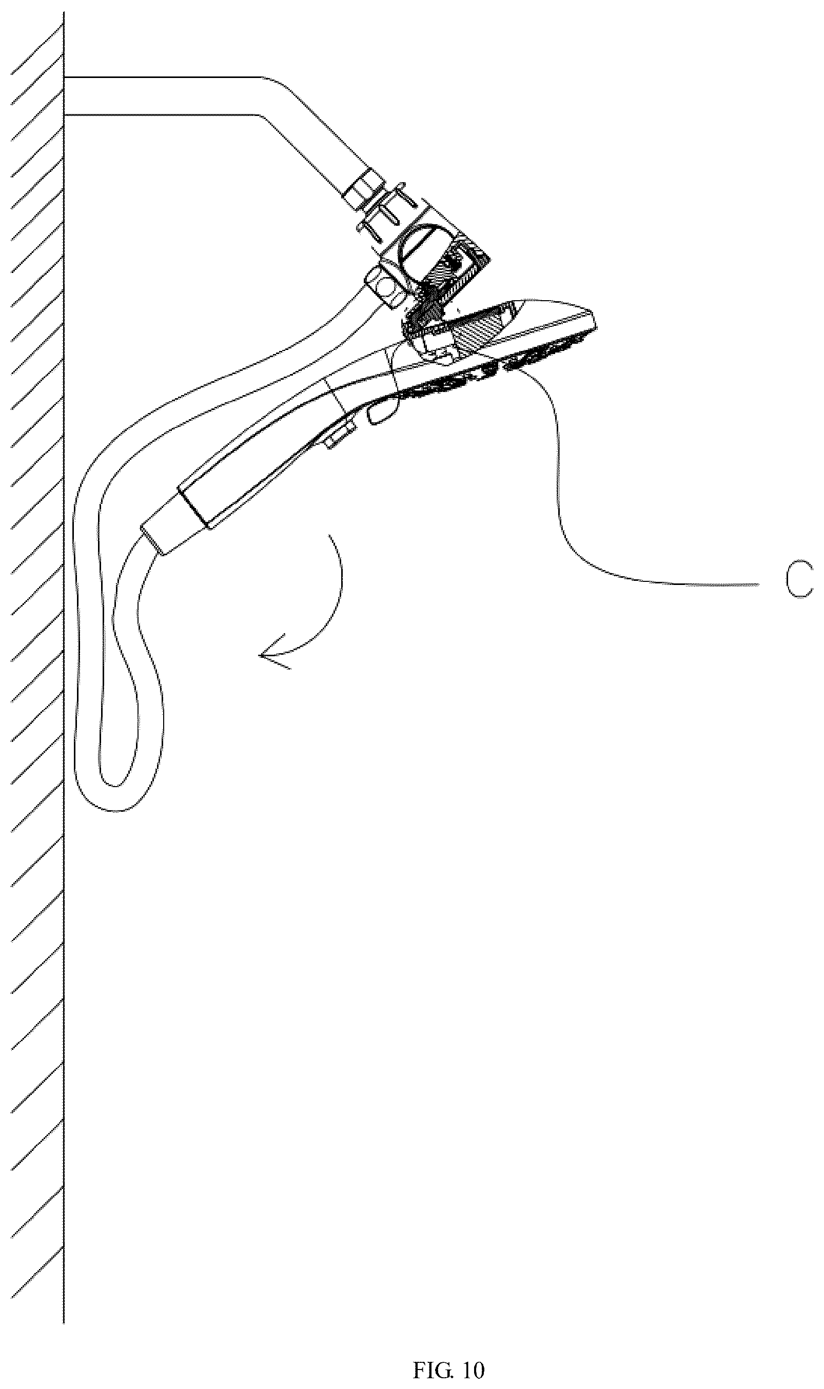 Patent US12311396 Figure 9 – Shower device