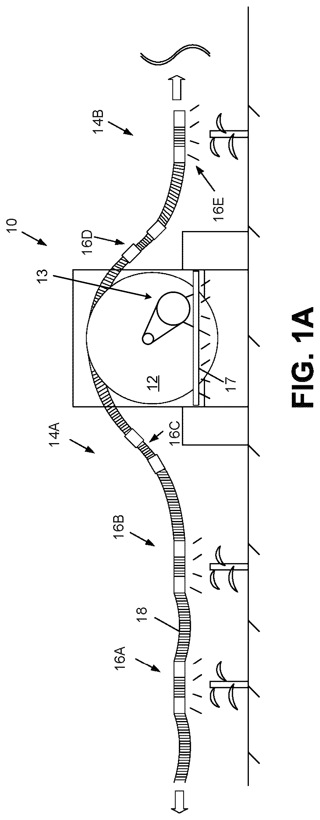 Patent US12311401 — Aerial boom with through-fan spray — Figure 1
