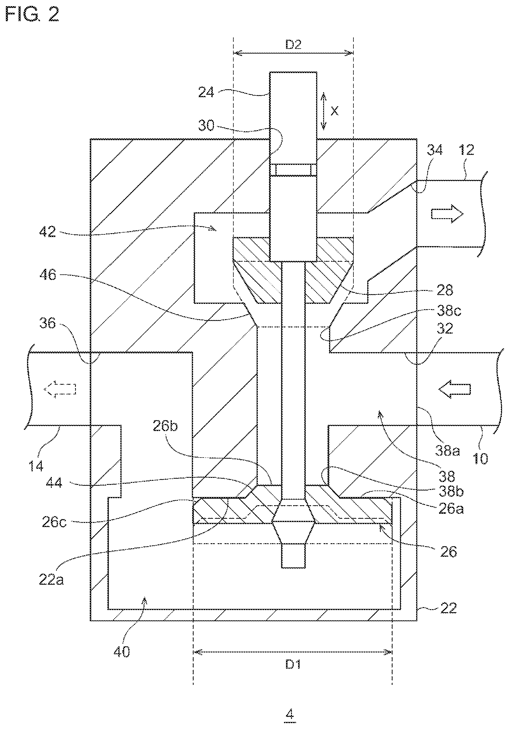 Patent US12311402 Figure 2 – Intermittent valve and intermittent coating apparatus