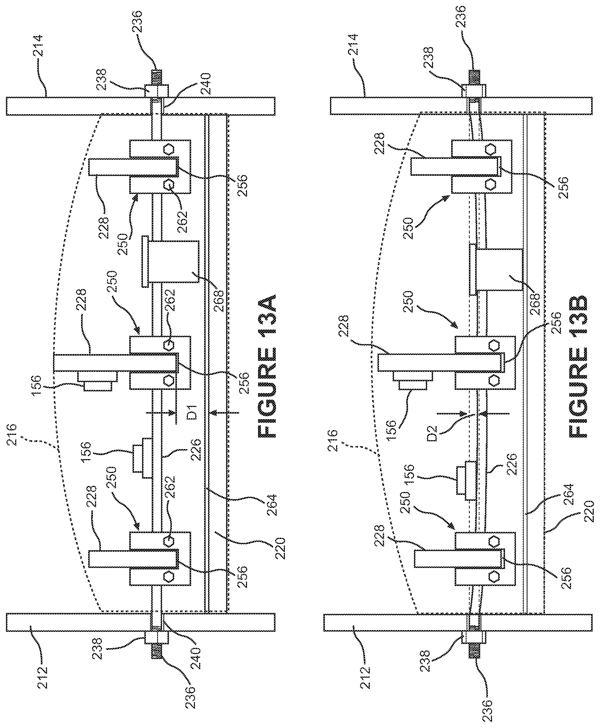 Patent US12311408 Figure 11 – Flexible screen deck