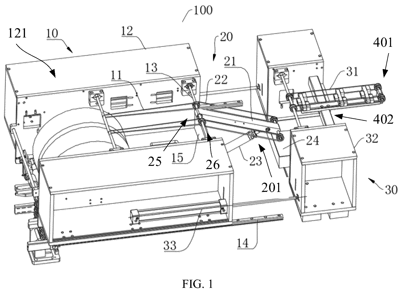 Patent US12311409 Figure 1 – Silicon wafer sorting mechanism and sorting machine equipped with sorting mechanism