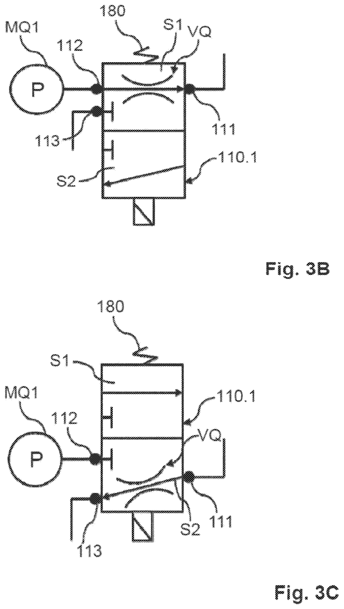 Patent US12311411 Figure 4 – Cleaning device, compressed air system and cleaning method for supplying a medium pulse to a surface and corresponding control system and vehicle