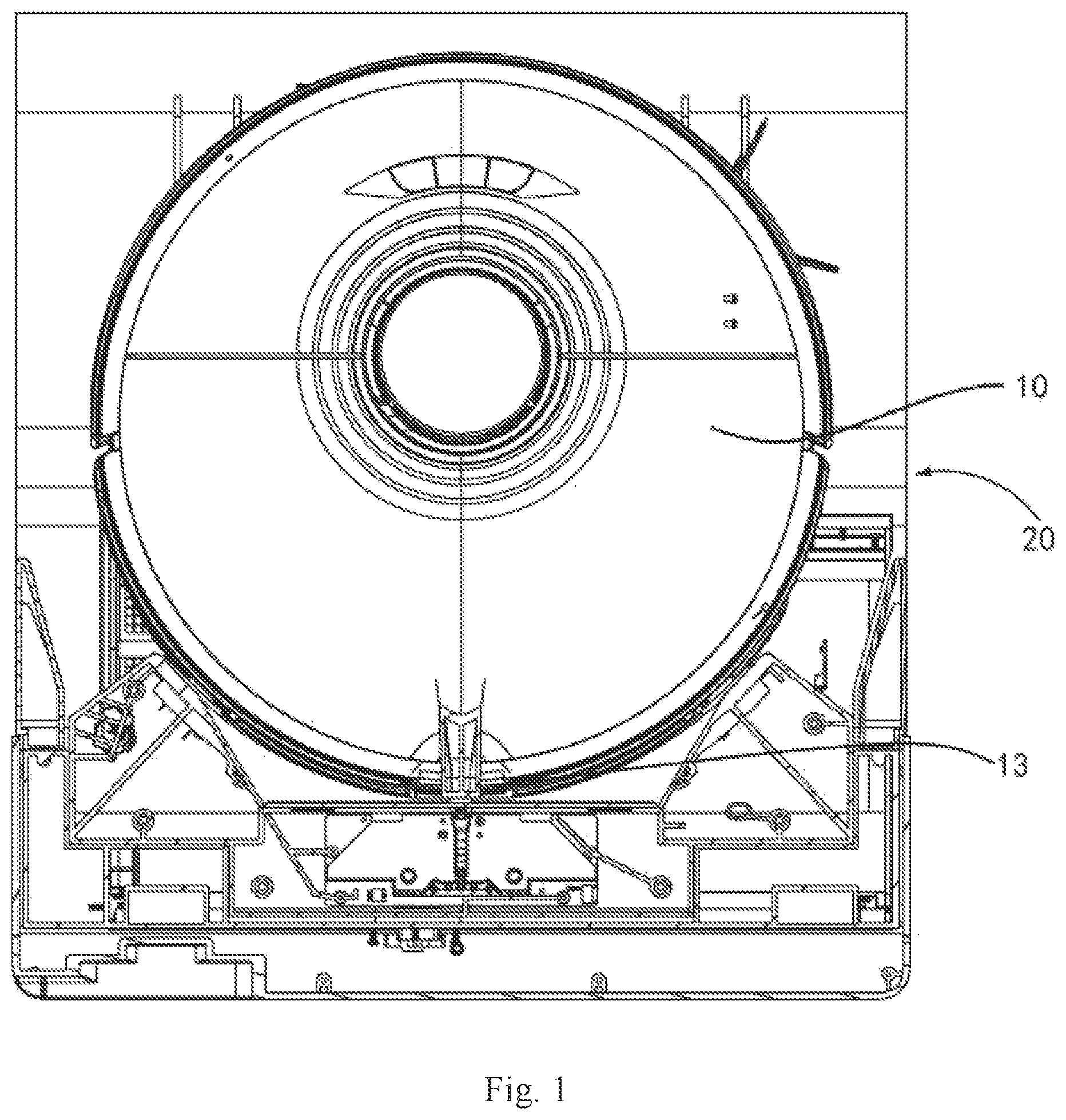 Patent US12311413 Figure 1 – Base station and cleaning robot system
