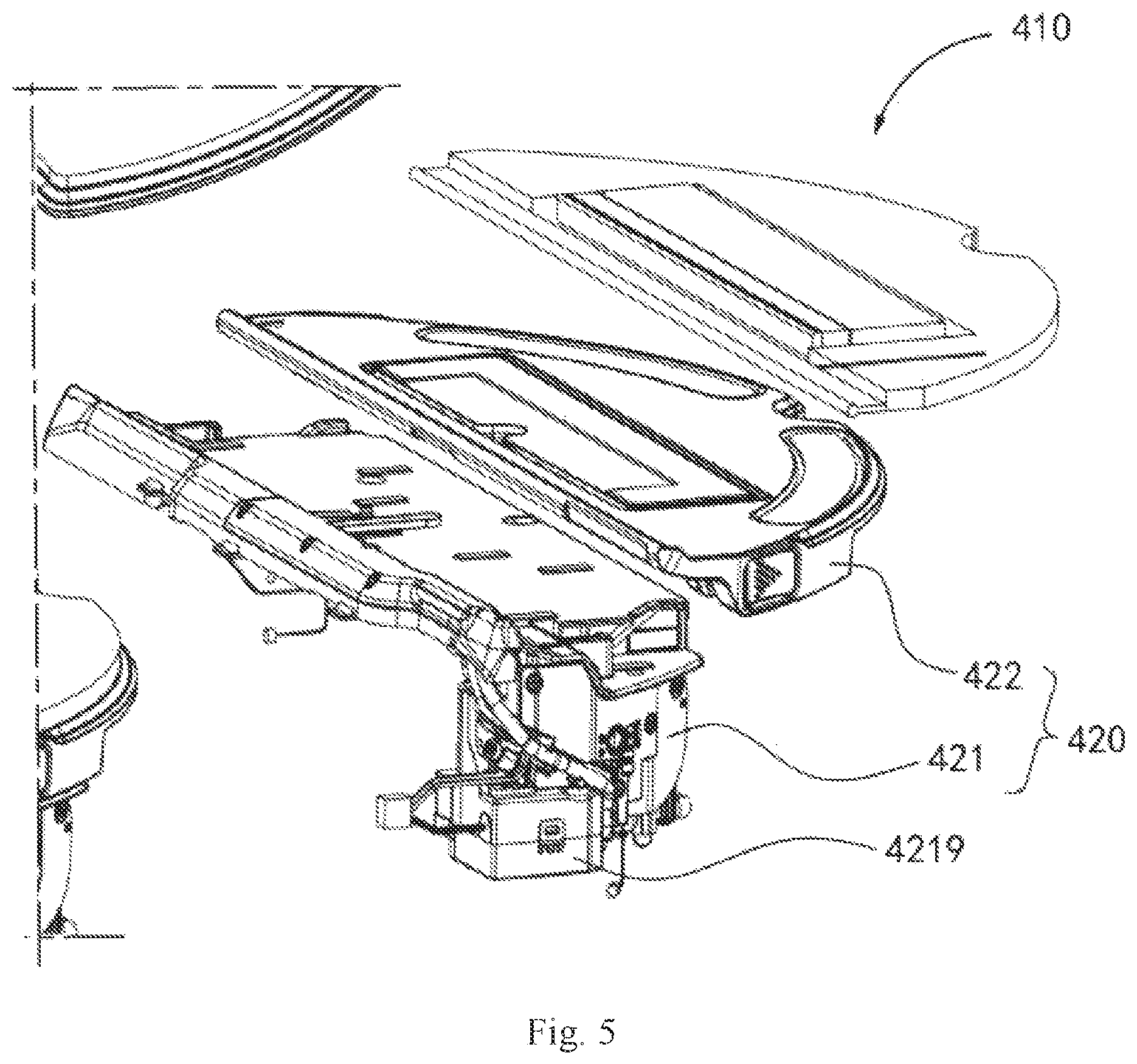 Patent US12311413 Figure 5 – Base station and cleaning robot system