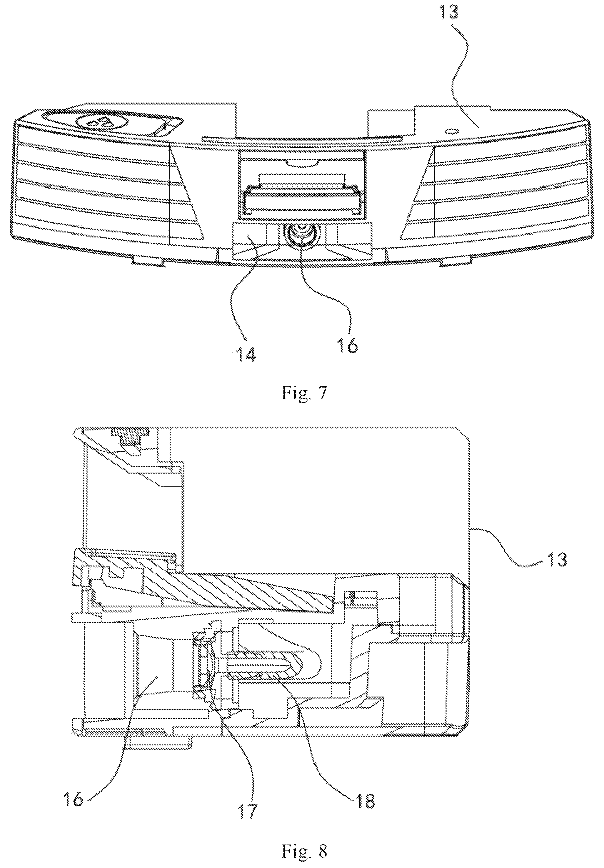 Patent US12311413 Figure 7 – Base station and cleaning robot system