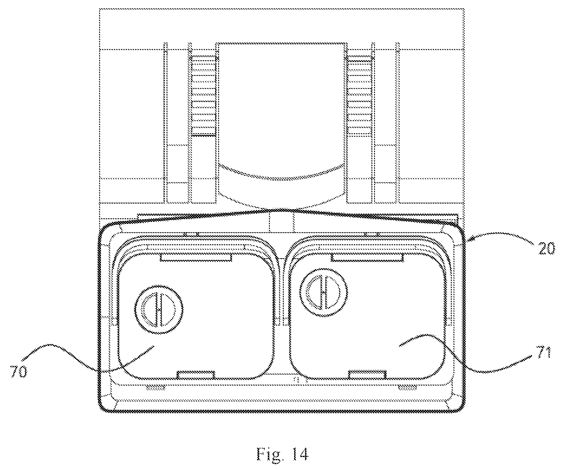 Patent US12311413 Figure 12 – Base station and cleaning robot system