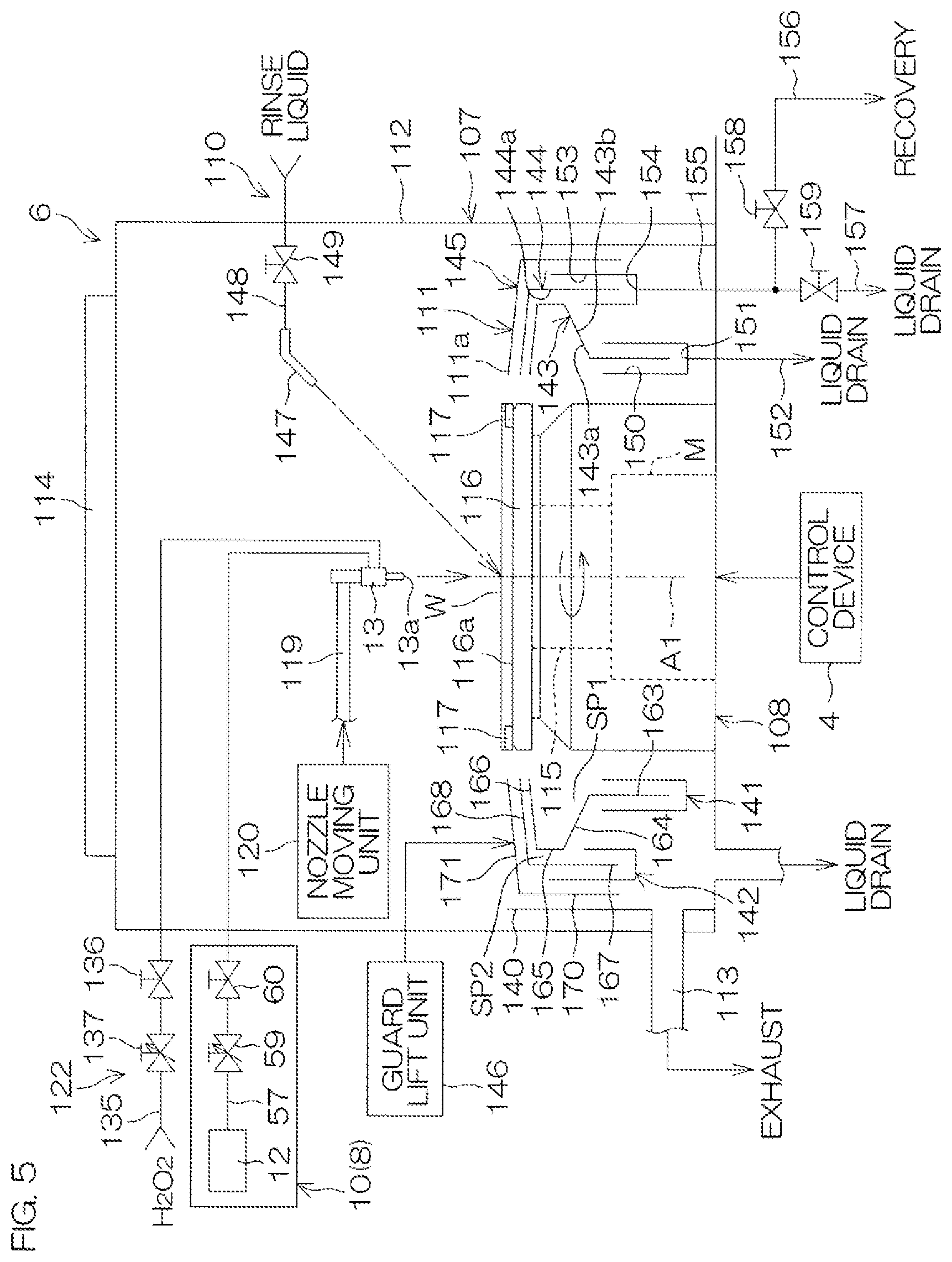 Patent US12311414 Figure 5 – Substrate processing device and substrate processing method