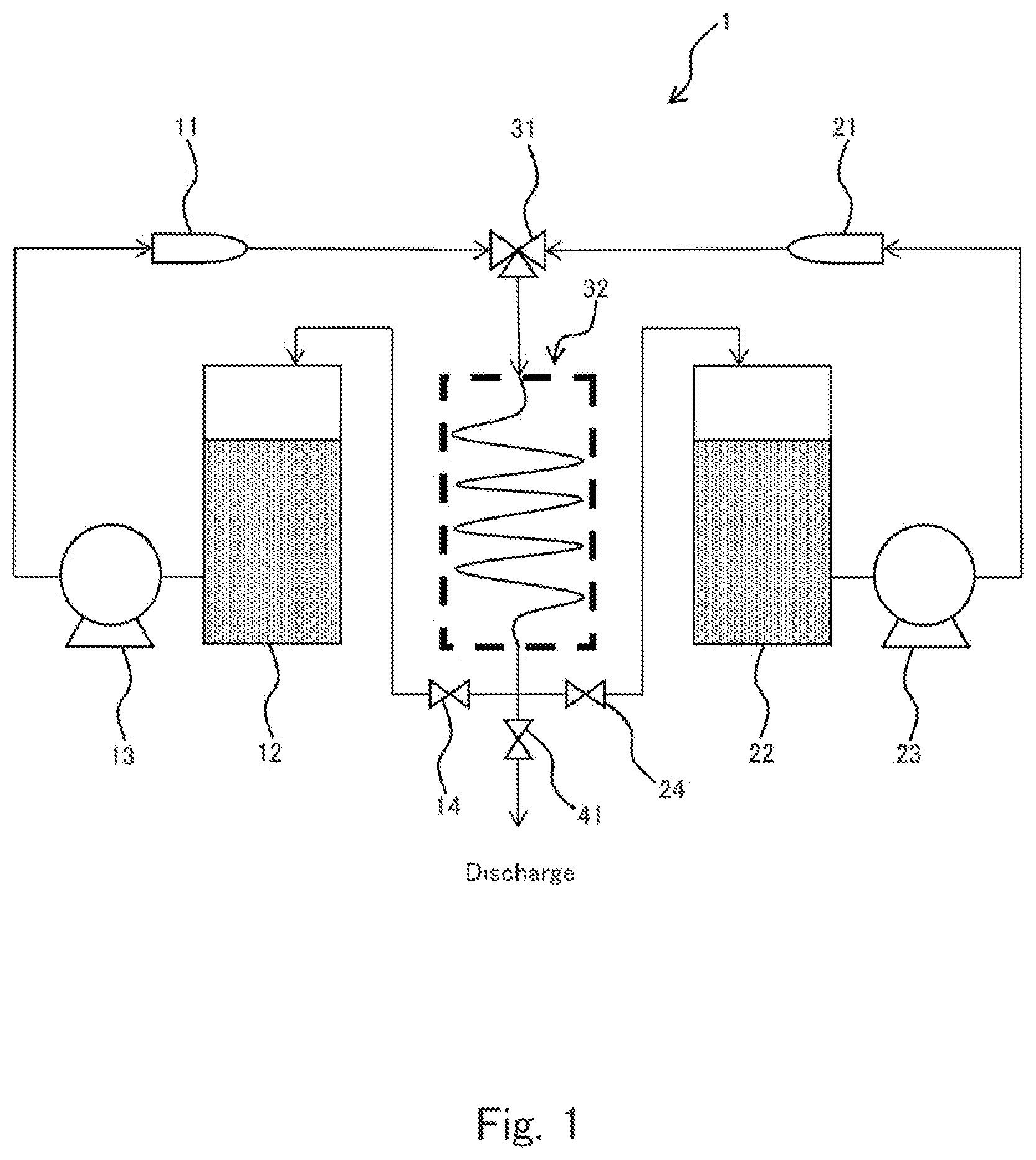 Patent US12311417 Figure 1 – Method and system for producing fluororesin molded article