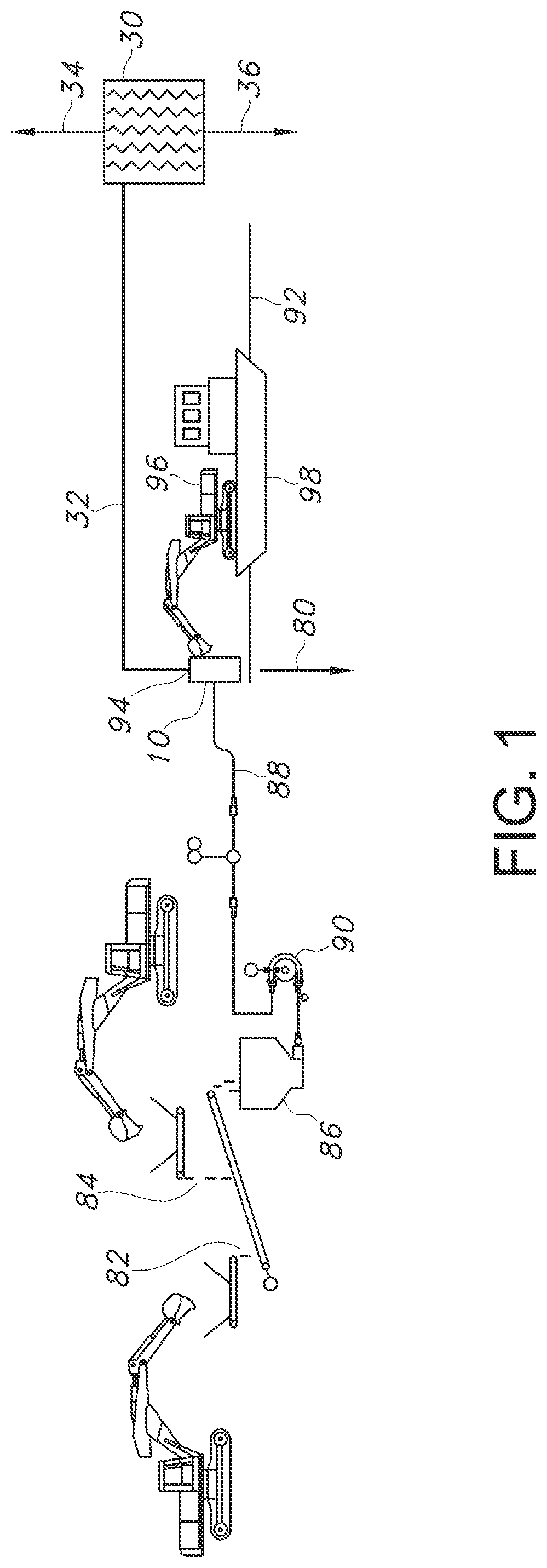Patent US12311418 — System for the controlled distribution of aquatic capping material and the capture of dust and particulates — Figure 1