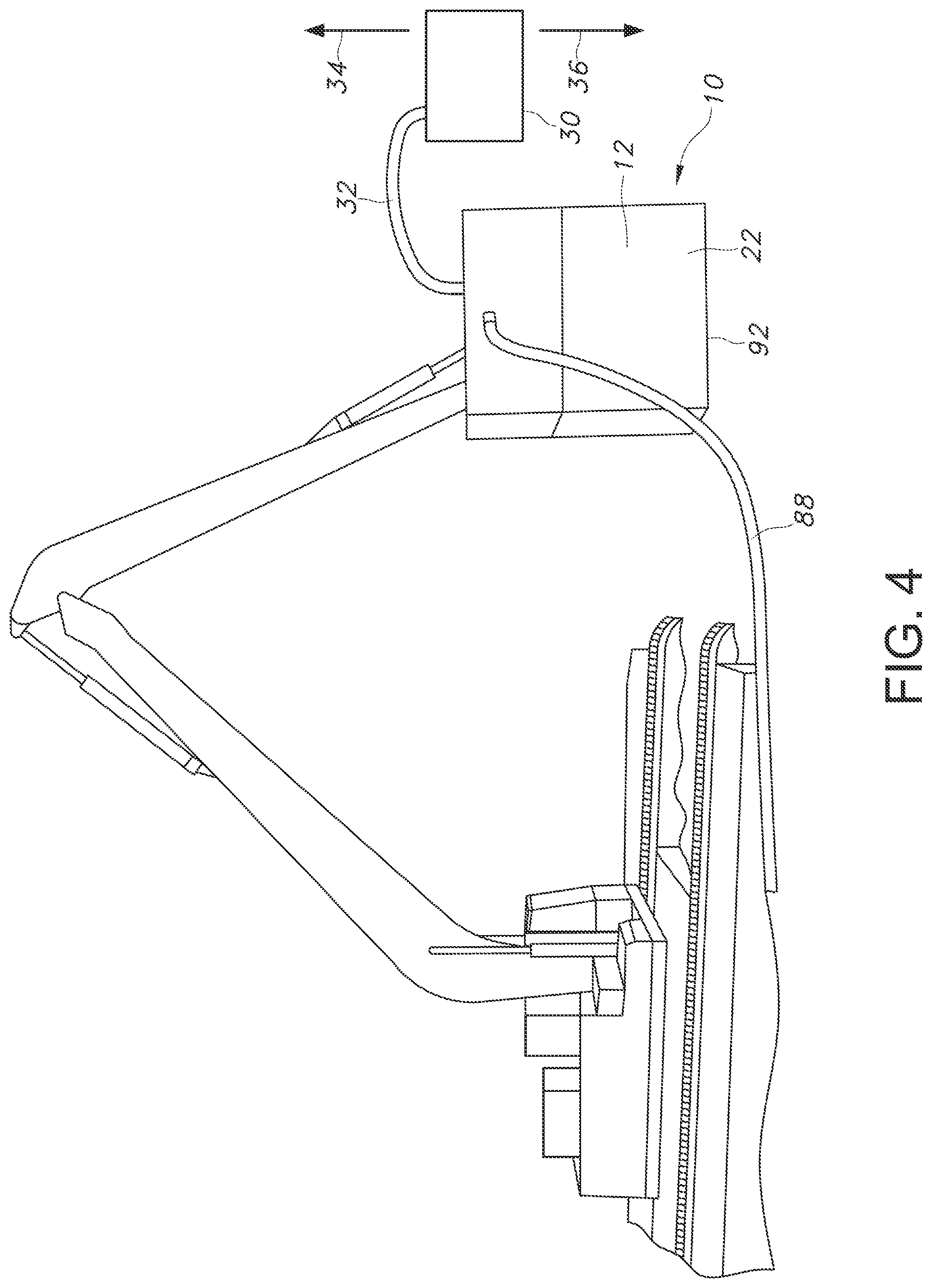 Patent US12311418 Figure 4 – System for the controlled distribution of aquatic capping material and the capture of dust and particulates