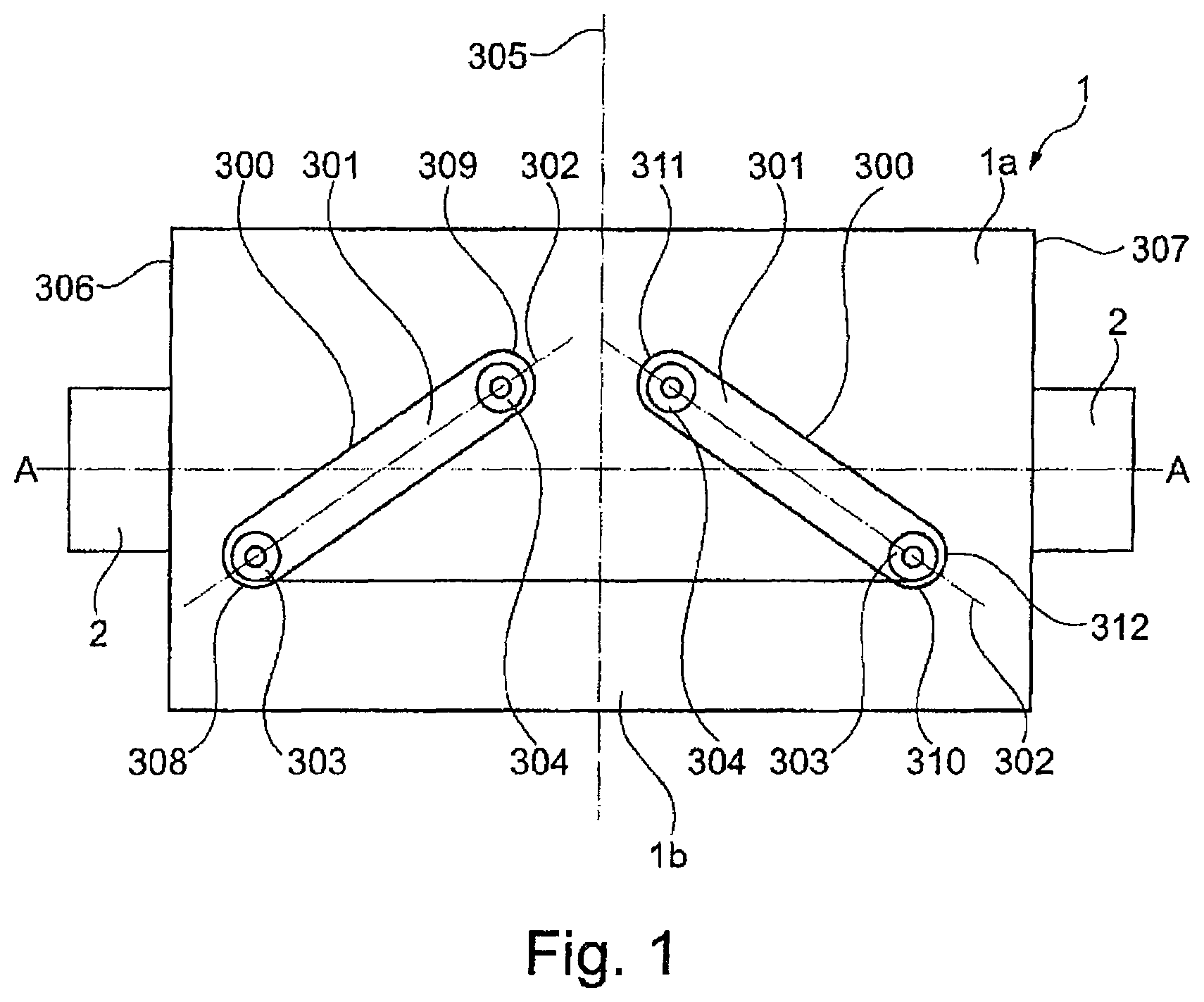 Patent US12311422 Figure 1 – Measuring roller for determining a characteristic of a strip-shaped material passed over the measuring roller, use of a measuring roller for determining a characteristic of a strip-shaped material passed over the measuring roller, and method for determining the position of a strip edge of a strip-shaped material