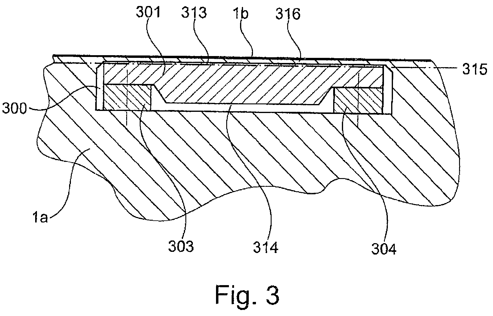 Patent US12311422 Figure 3 – Measuring roller for determining a characteristic of a strip-shaped material passed over the measuring roller, use of a measuring roller for determining a characteristic of a strip-shaped material passed over the measuring roller, and method for determining the position of a strip edge of a strip-shaped material