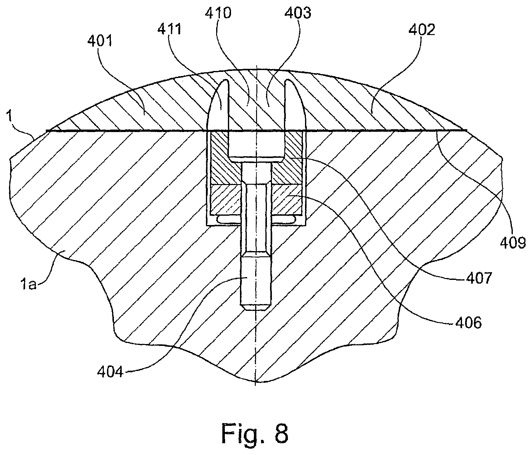 Patent US12311422 Figure 8 – Measuring roller for determining a characteristic of a strip-shaped material passed over the measuring roller, use of a measuring roller for determining a characteristic of a strip-shaped material passed over the measuring roller, and method for determining the position of a strip edge of a strip-shaped material