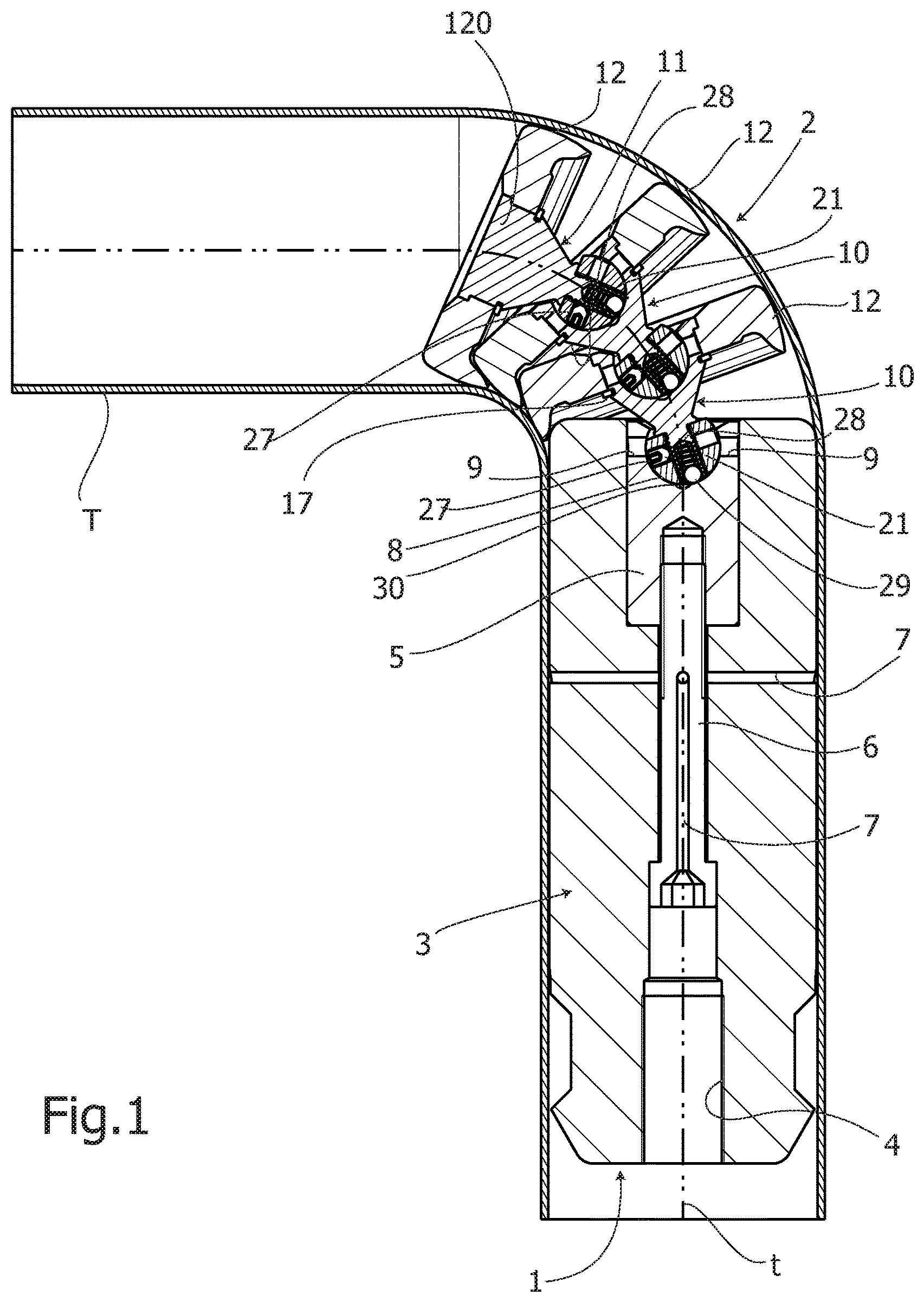 Patent US12311430 — Mandrel for pipe bending machine — Figure 1