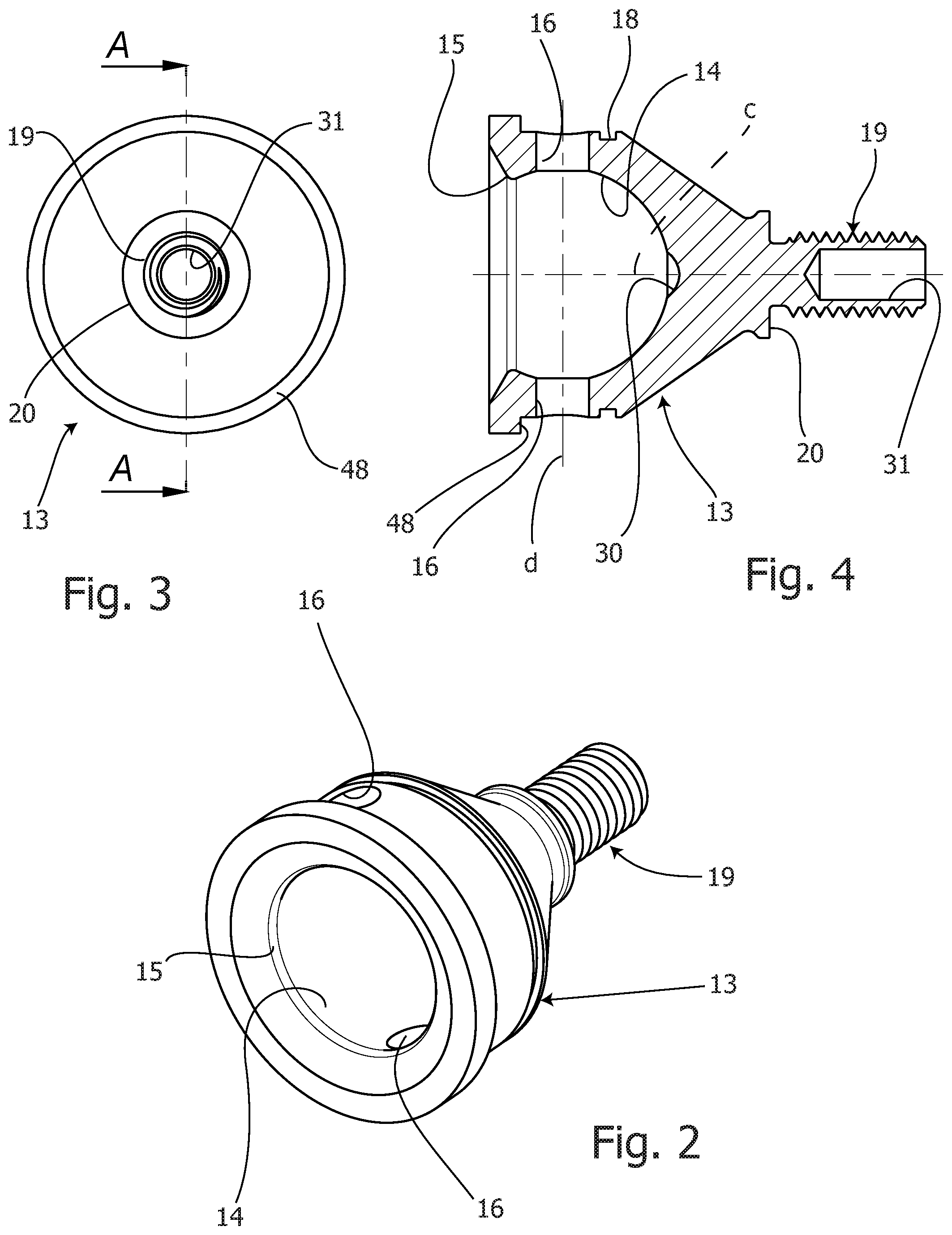 Patent US12311430 Figure 2 – Mandrel for pipe bending machine