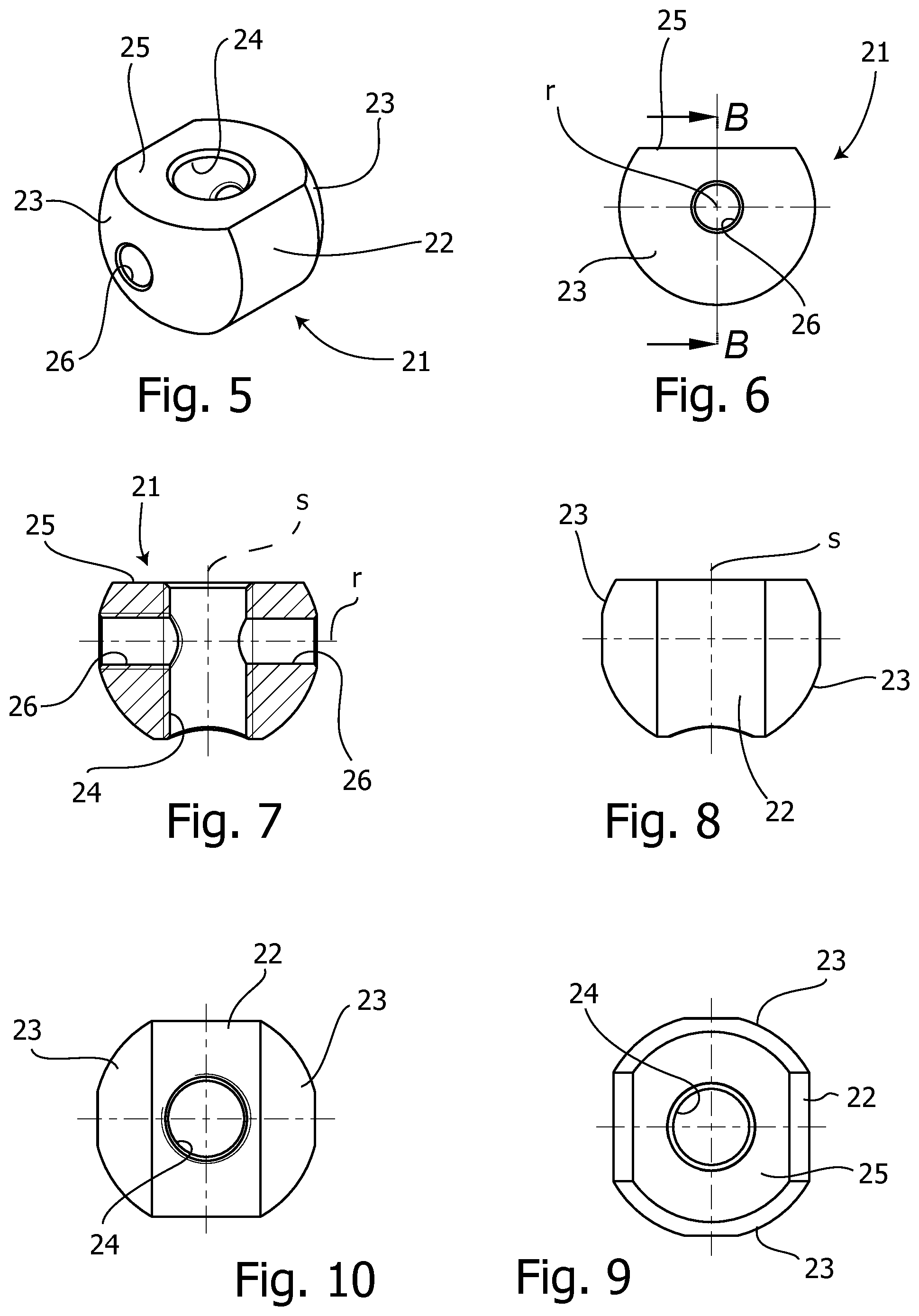 Patent US12311430 Figure 3 – Mandrel for pipe bending machine