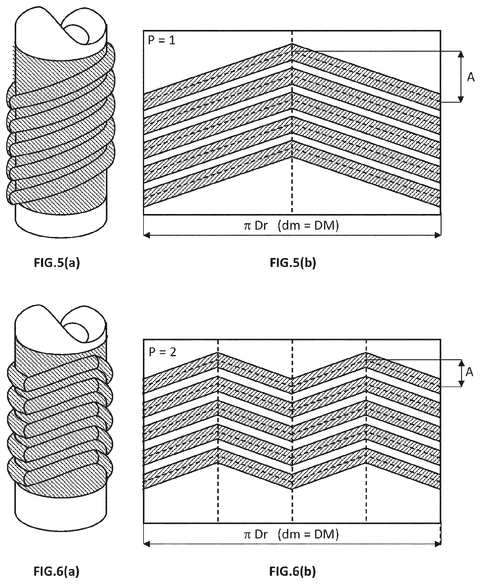 Patent US12311436 Figure 5 – Submerged nozzle comprising continuous circumferential wavy ribs