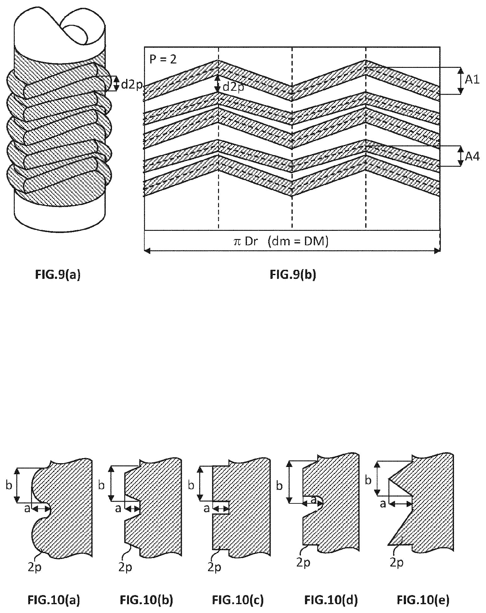 Patent US12311436 Figure 7 – Submerged nozzle comprising continuous circumferential wavy ribs