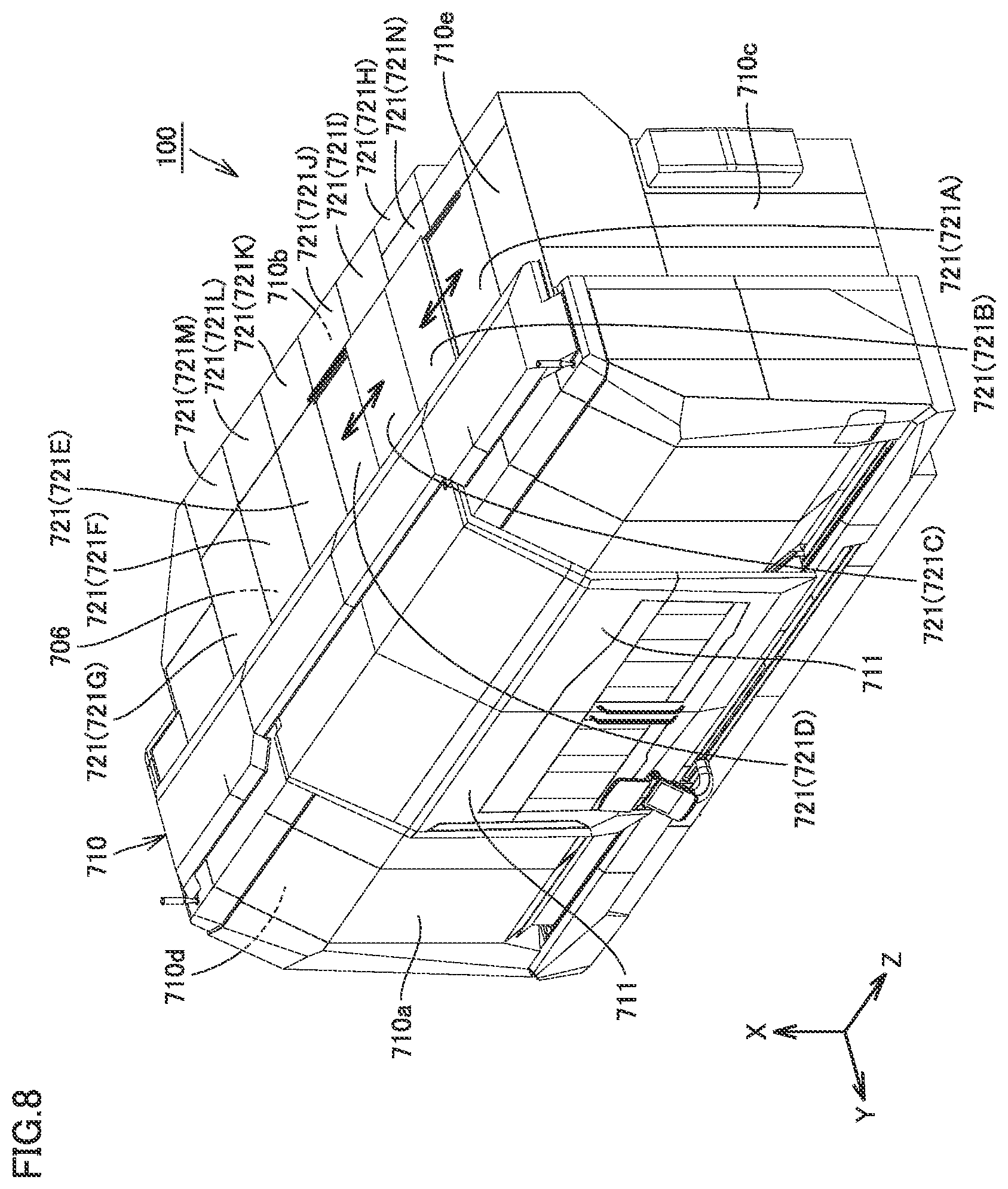 Patent US12311442 Figure 7 – Processing machine