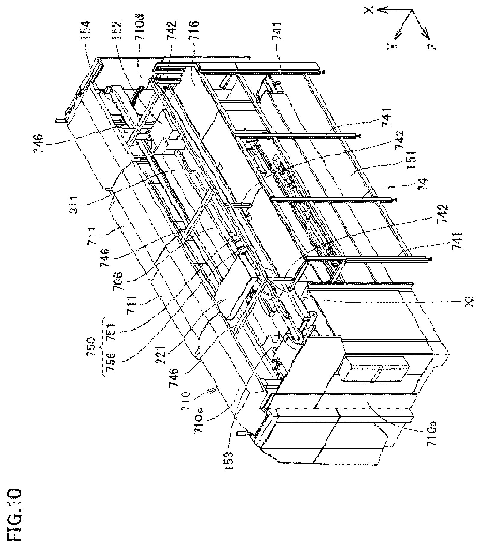 Patent US12311442 Figure 9 – Processing machine