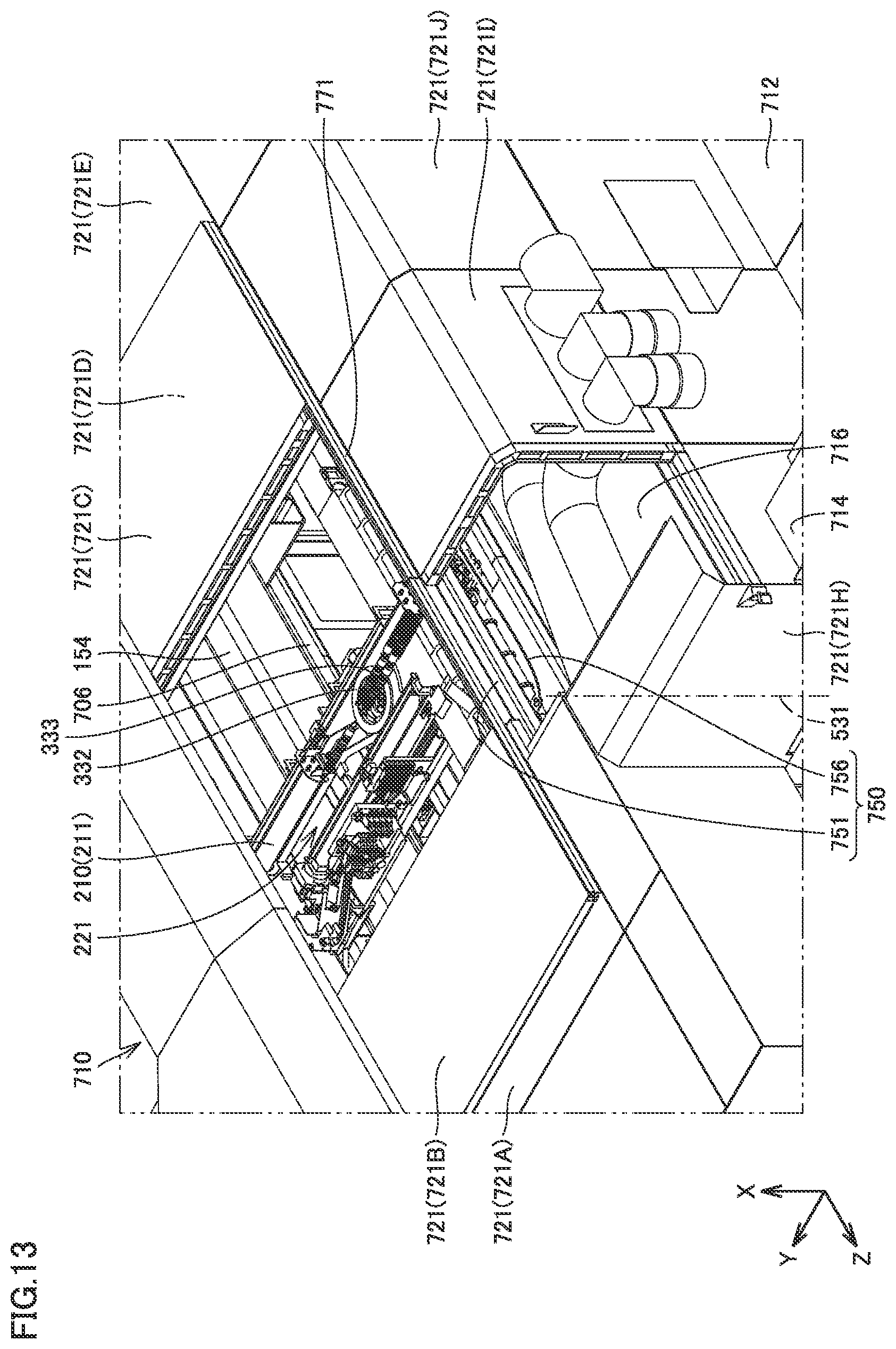 Patent US12311442 Figure 11 – Processing machine
