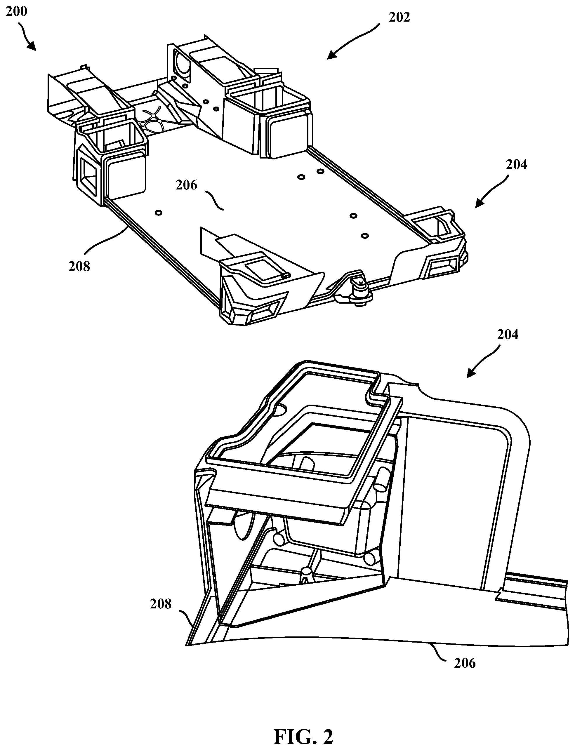 Patent US12311446 Figure 5 – Assembling structures comprising 3D printed components and standardized components utilizing adhesive circuits