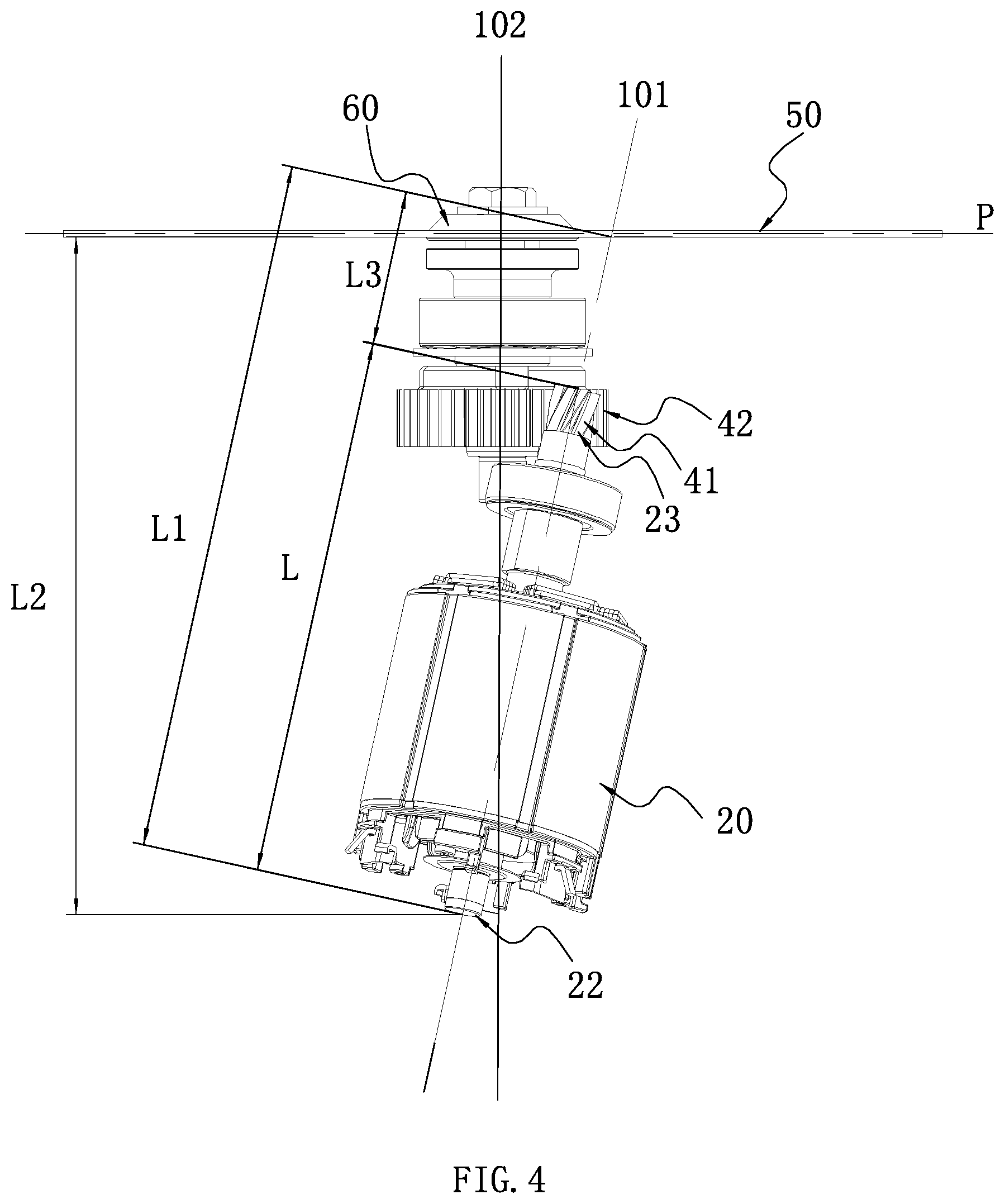 Patent US12311454 Figure 4 – Electric circular saw