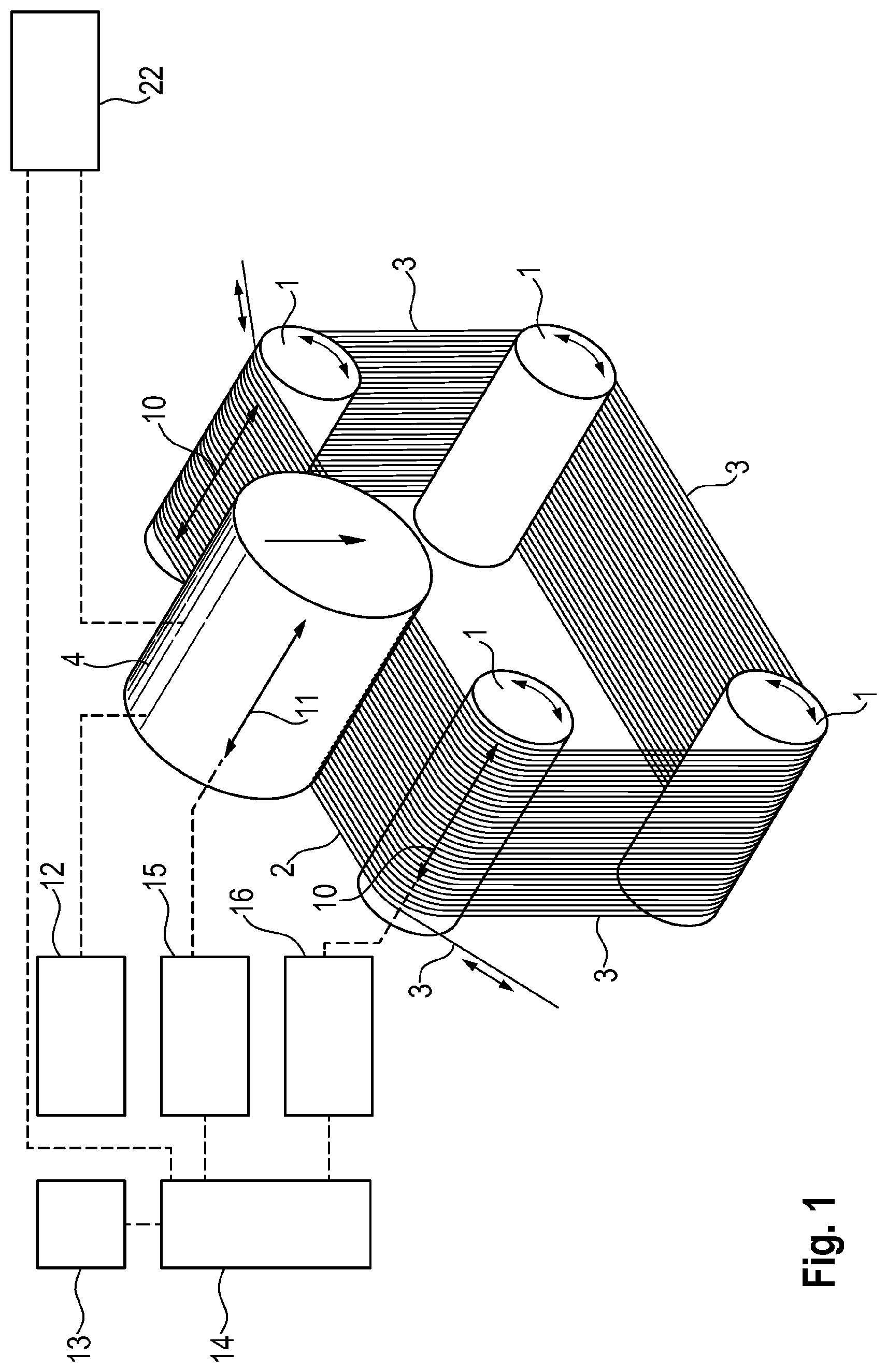 Patent US12311455 Figure 1 – Method for separating a plurality of slices from workpieces by means of a wire saw during a sequence of separation processes