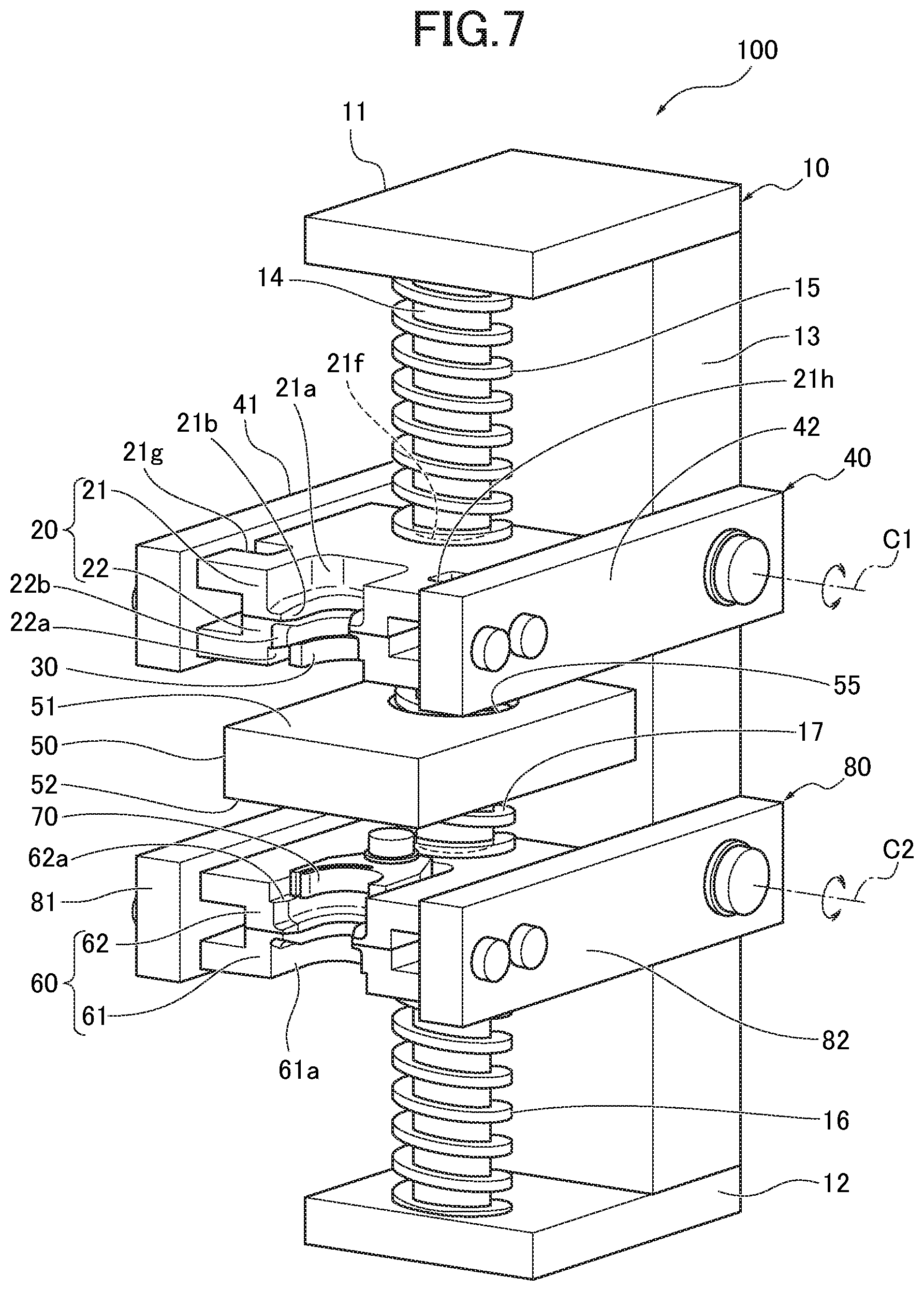 Patent US12311460 Figure 7 – Replacing and holding device for electrode tip
