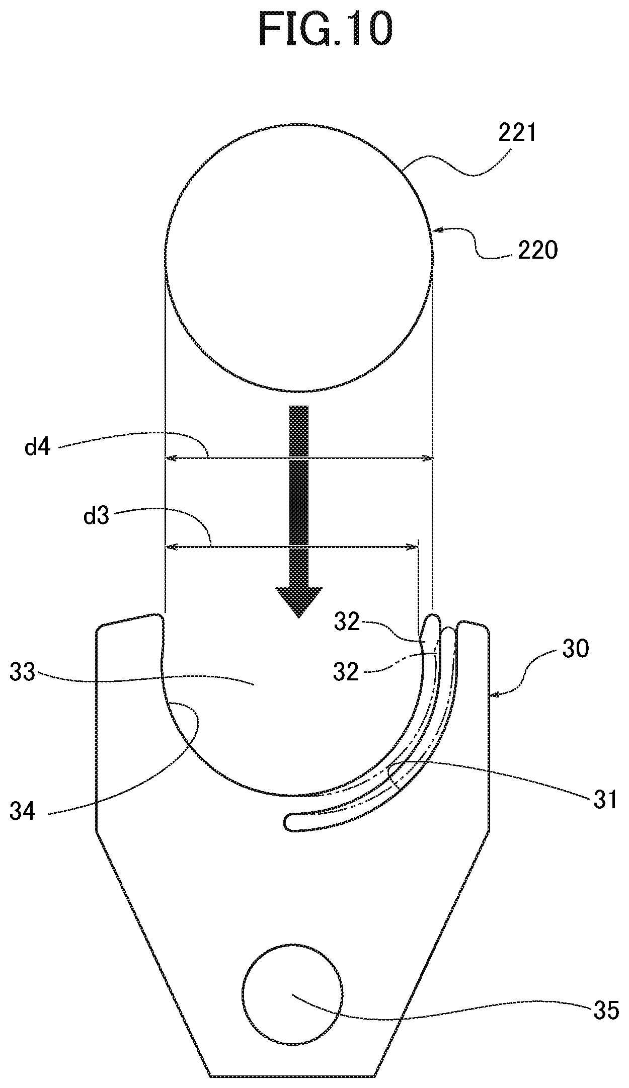Patent US12311460 Figure 10 – Replacing and holding device for electrode tip