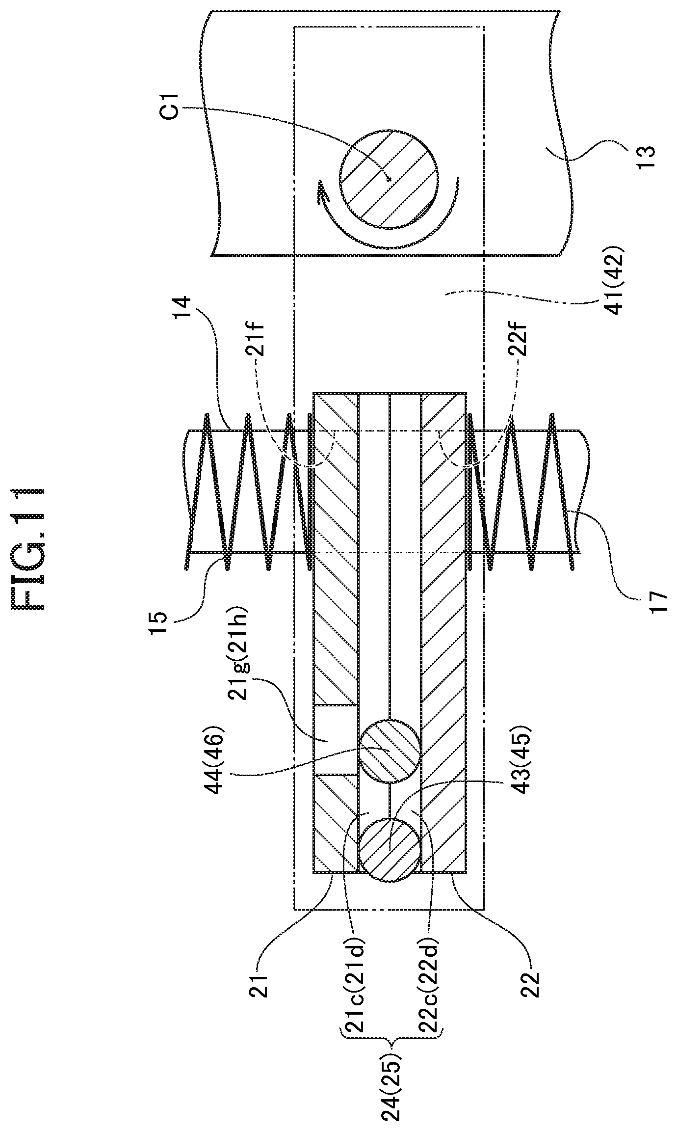 Patent US12311460 Figure 11 – Replacing and holding device for electrode tip