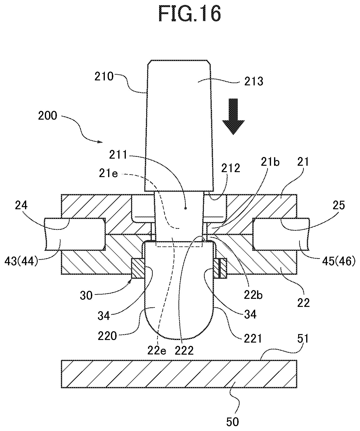 Patent US12311460 Figure 16 – Replacing and holding device for electrode tip