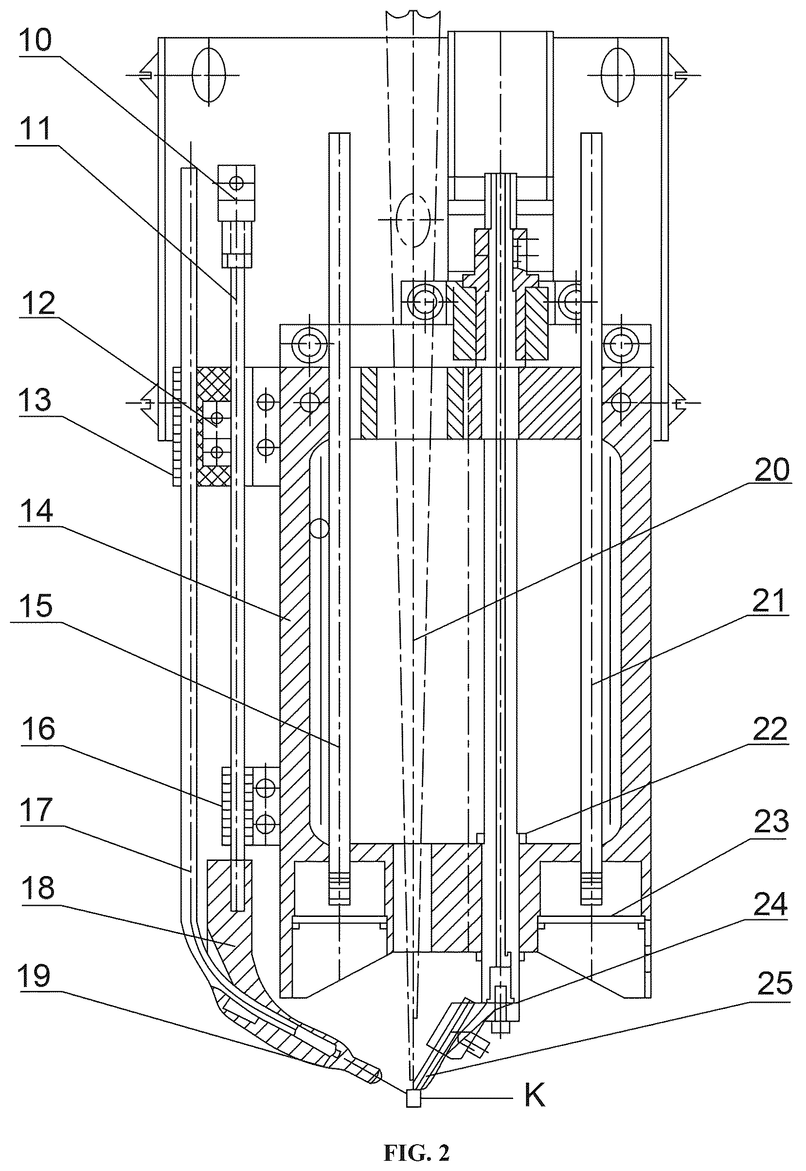 Patent US12311463 Figure 2 – Narrow gap laser-TIG arc hybrid welding apparatus and method