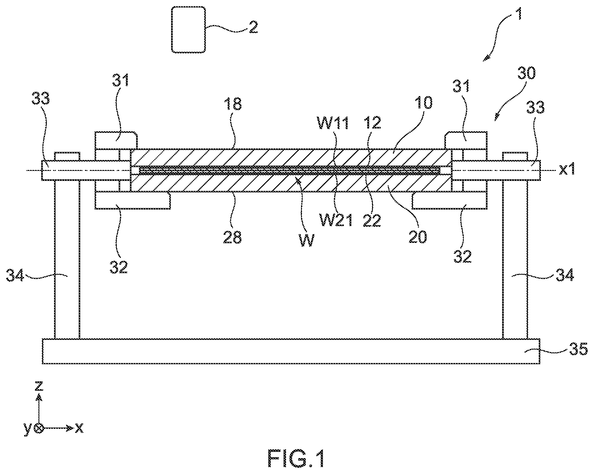 Patent US12311471 Figure 1 – Welding jig device and method for producing part