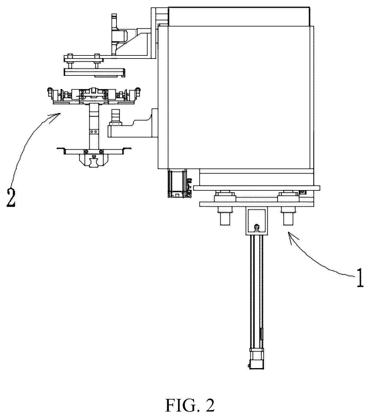 Patent US12311476 Figure 2 – Welding device and battery welding device