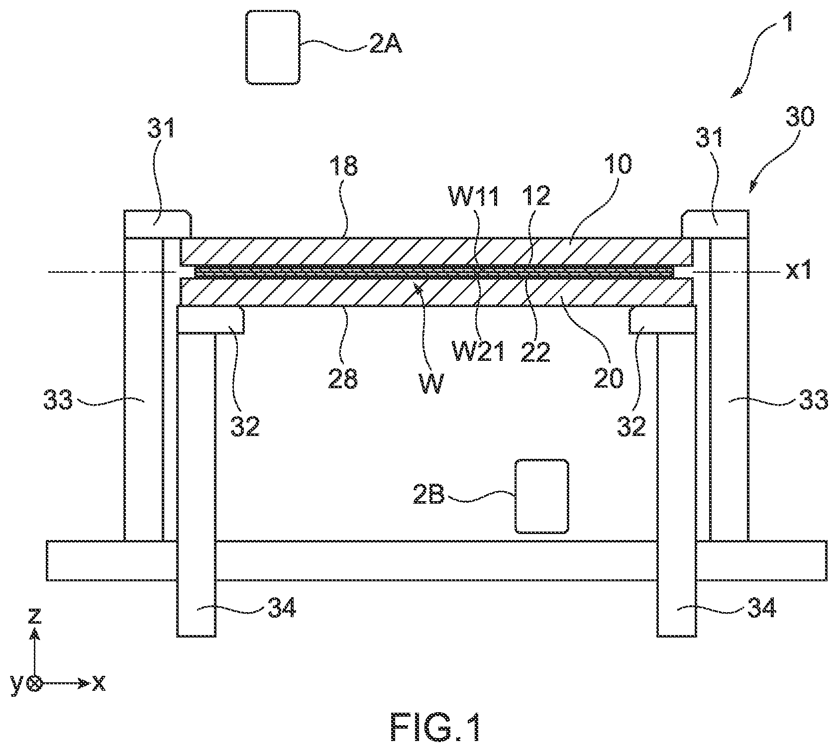 Patent US12311477 Figure 1 – Welding jig device and method for producing part