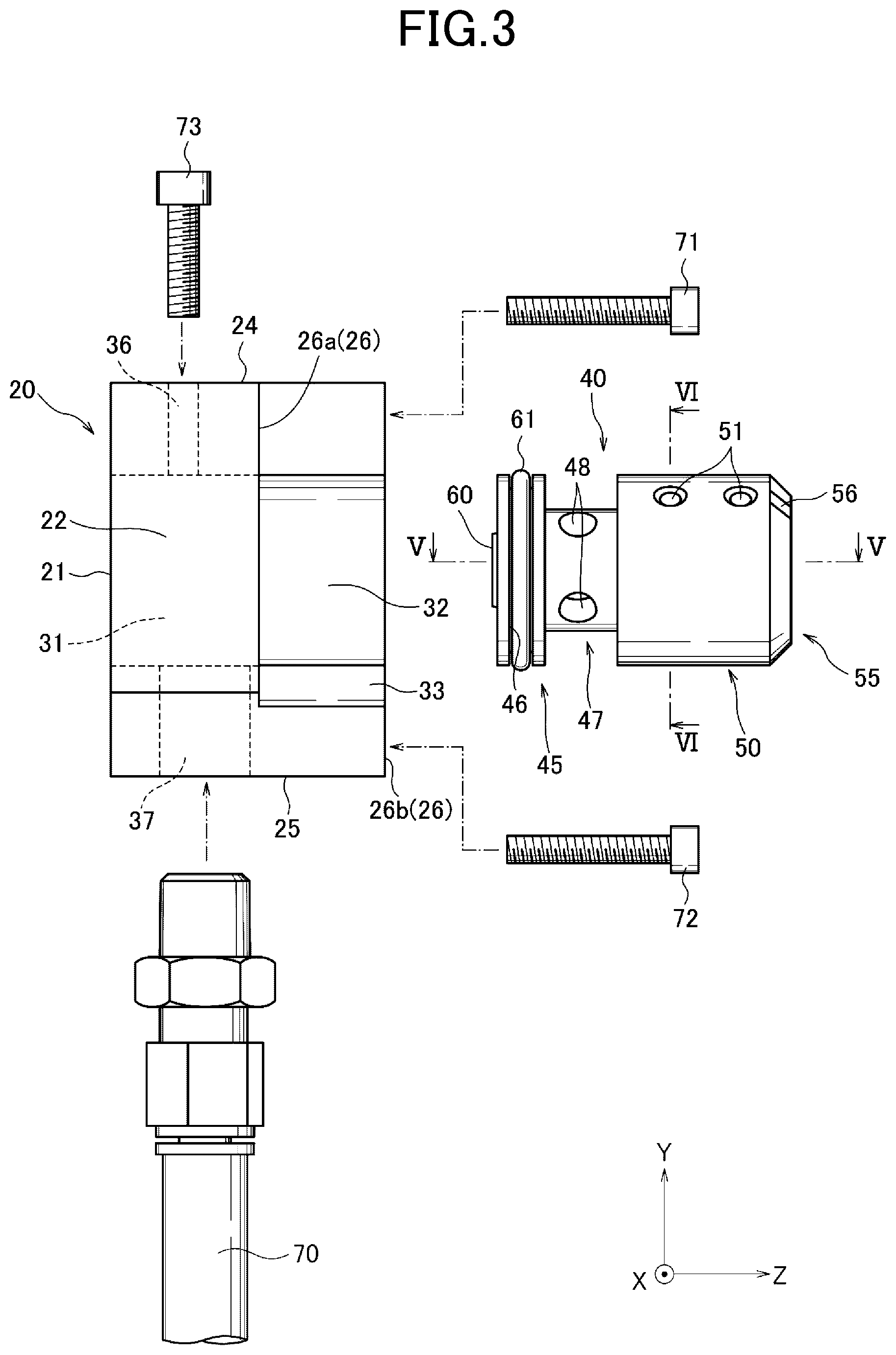 Patent US12311485 Figure 3 – Coolant supply device and machine tool