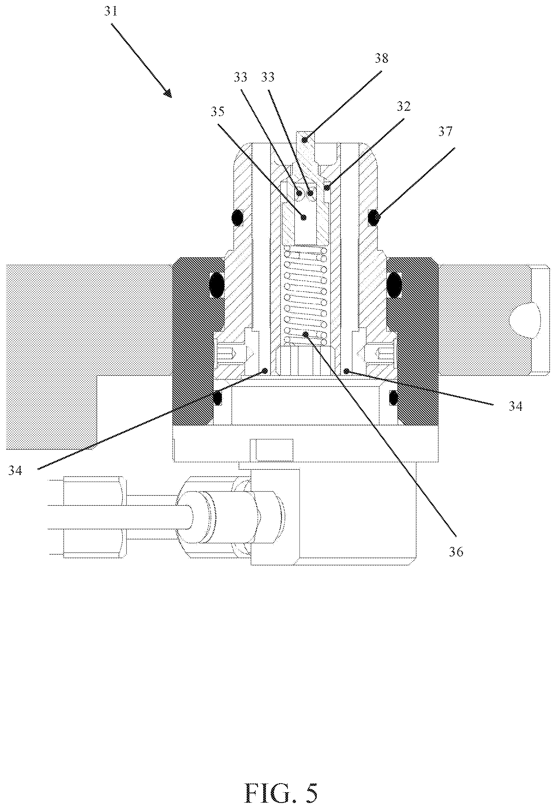 Patent US12311488 Figure 5 – Device for the automatic connection of a high speed spindle to a numerically controlled machine