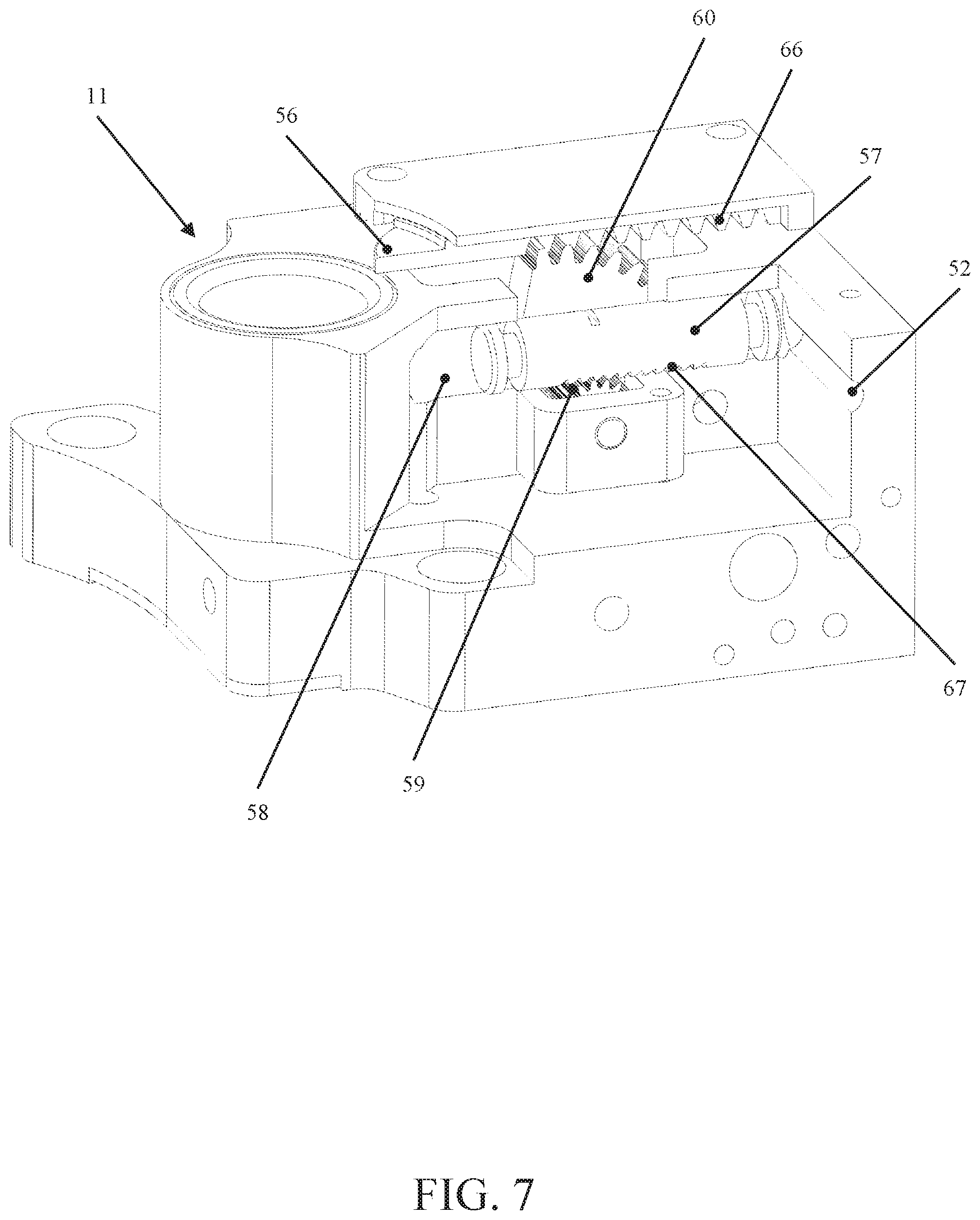 Patent US12311488 Figure 7 – Device for the automatic connection of a high speed spindle to a numerically controlled machine