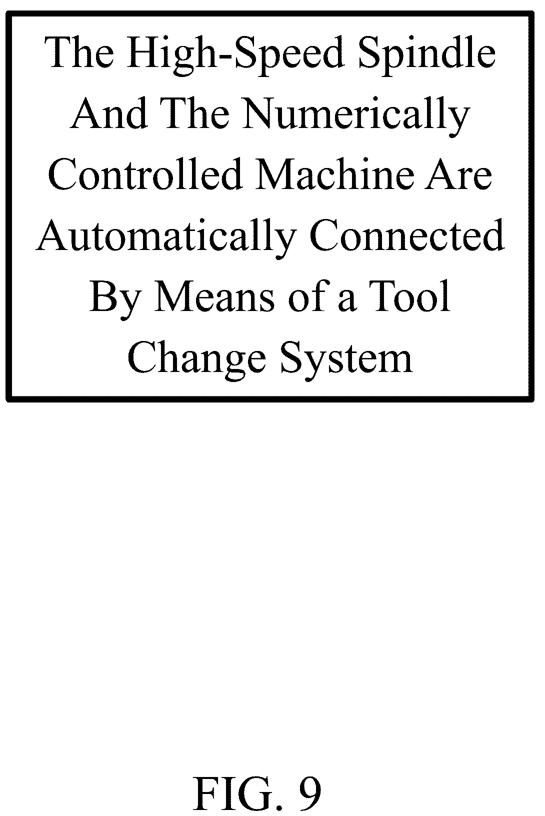 Patent US12311488 Figure 9 – Device for the automatic connection of a high speed spindle to a numerically controlled machine