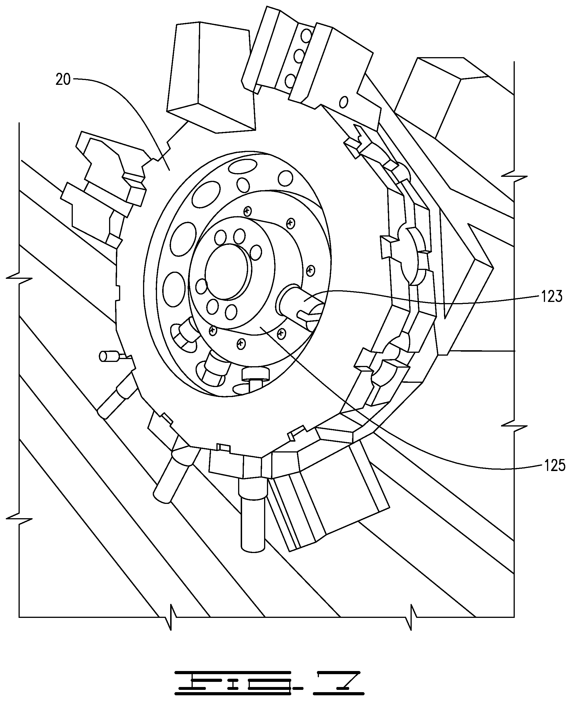 Patent US12311489 Figure 7 – Handling tool