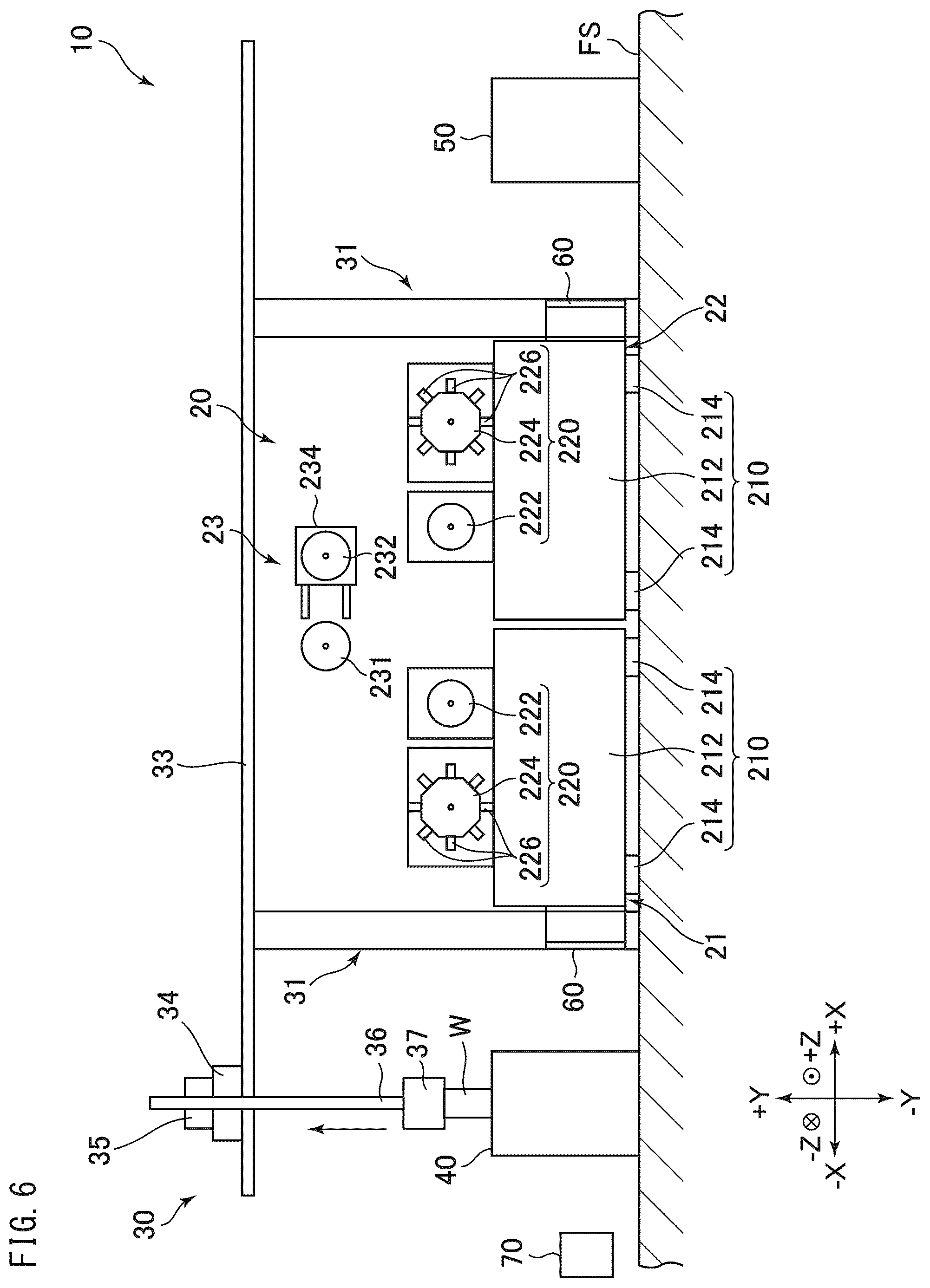 Patent US12311490 Figure 6 – Machine tool system