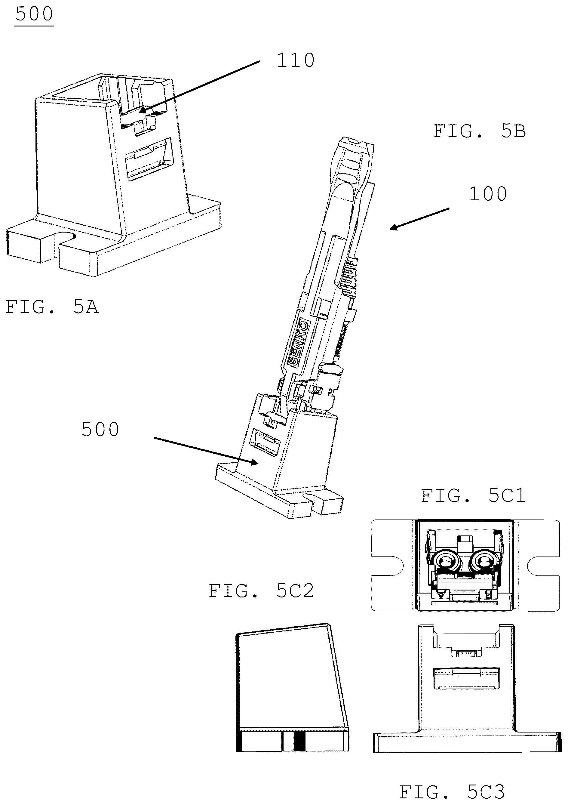 Patent US12311499 Figure 4 – Fixture and method for polishing fiber optic connector